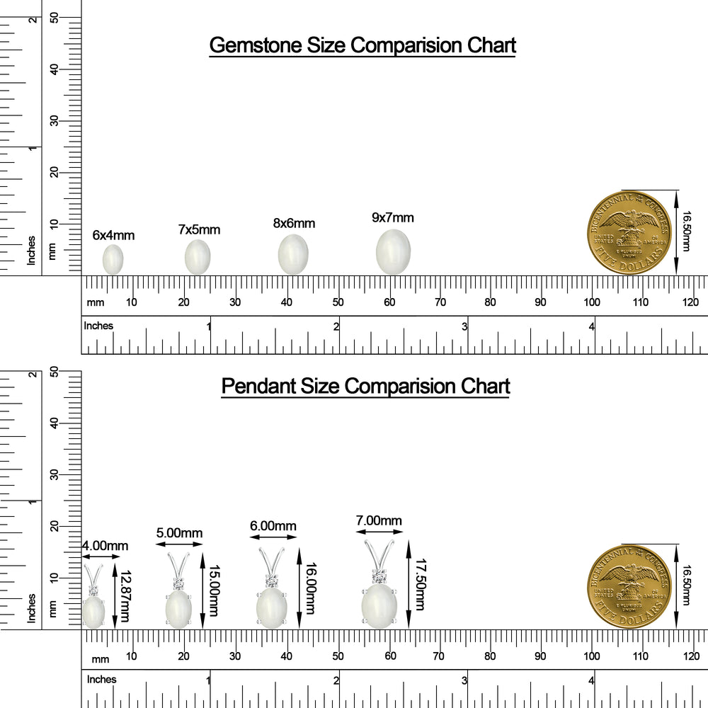 18K White Gold Vermeil