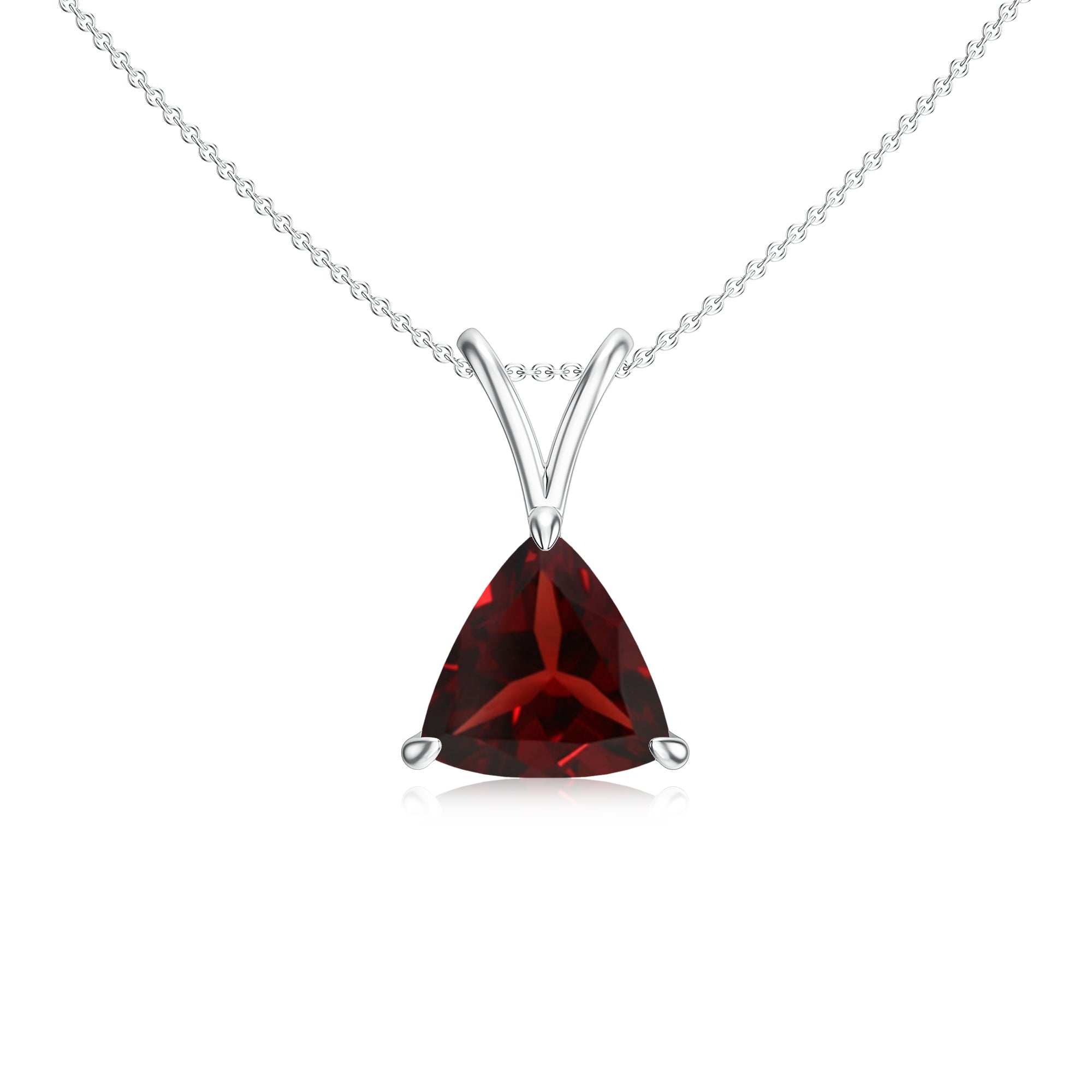 18K White Gold Vermeil