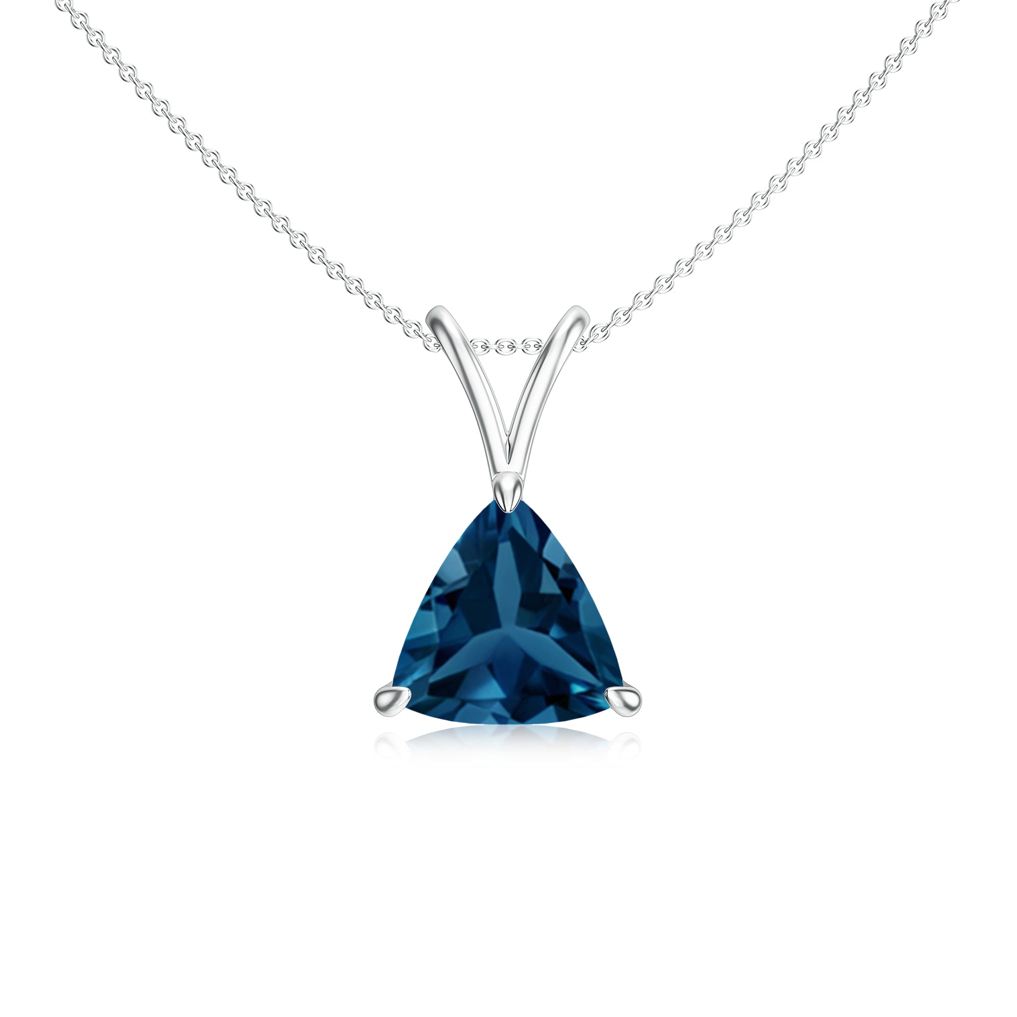 18K White Gold Vermeil