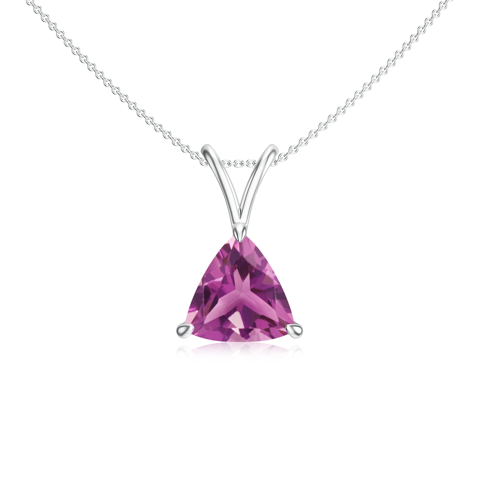 18K White Gold Vermeil