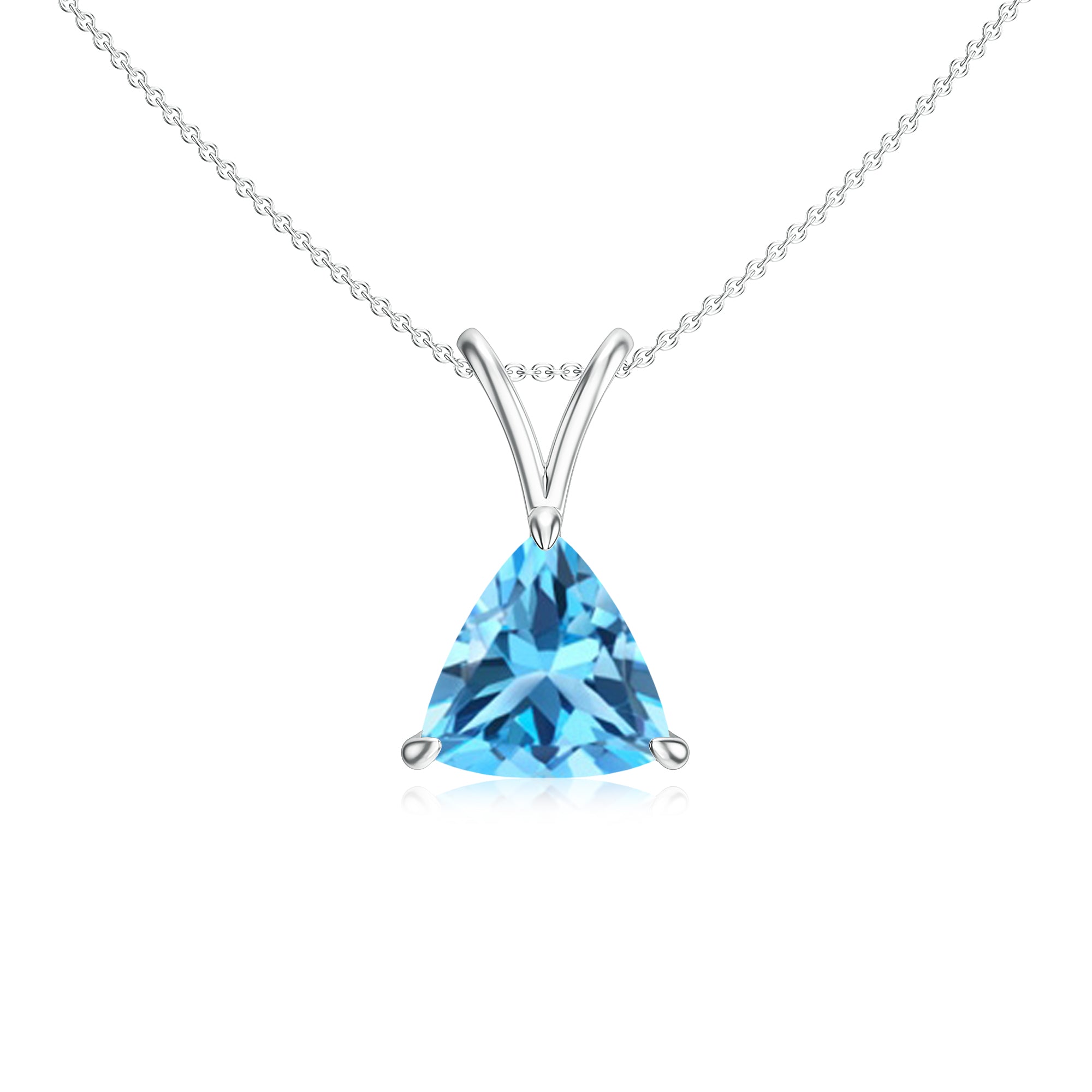 18K White Gold Vermeil