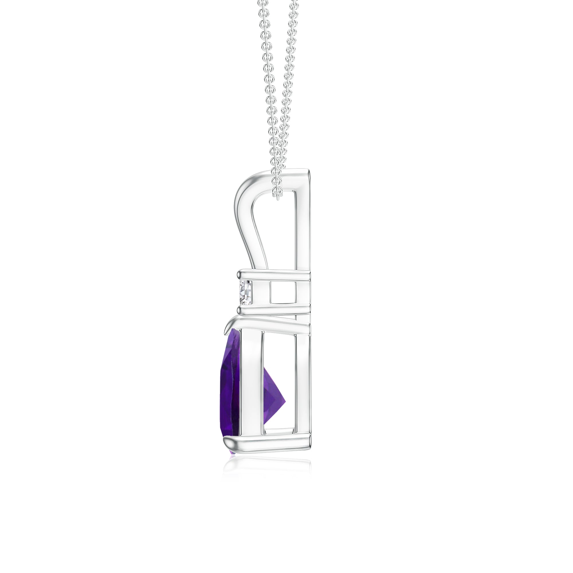 18K White Gold Vermeil