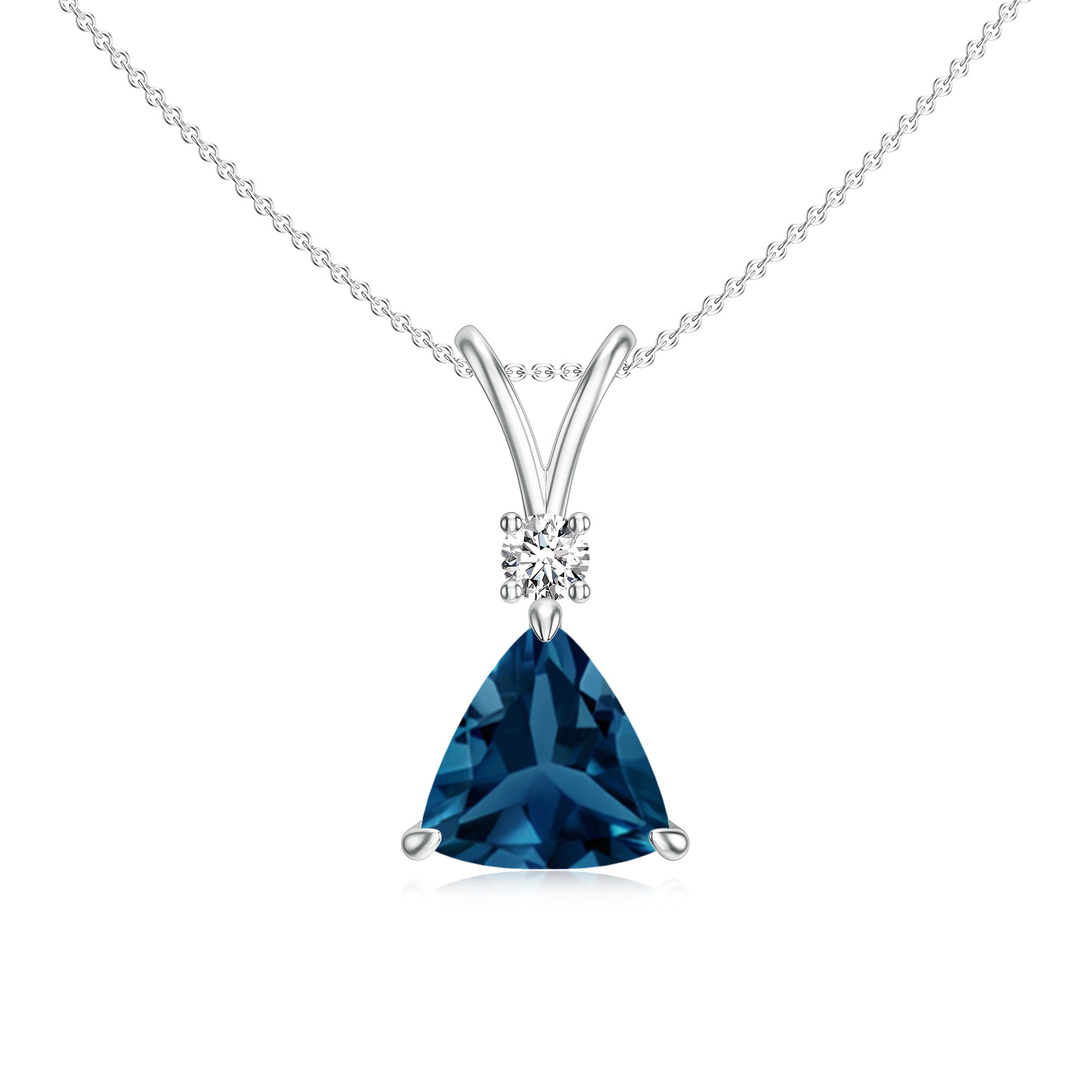 18K White Gold Vermeil