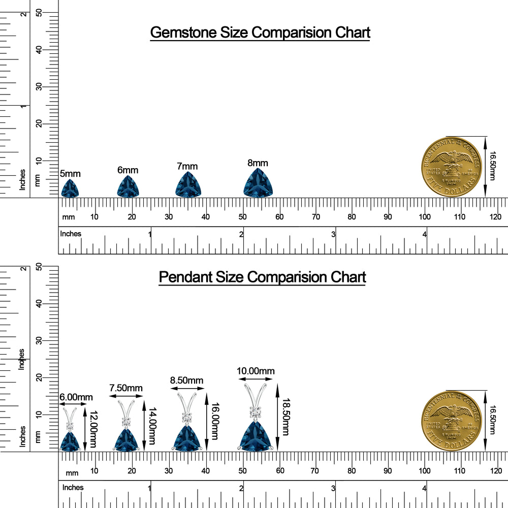 18K White Gold Vermeil