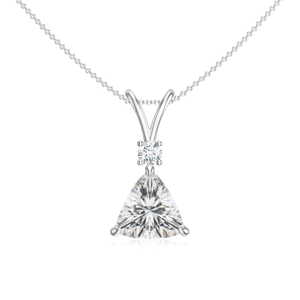 18K White Gold Vermeil