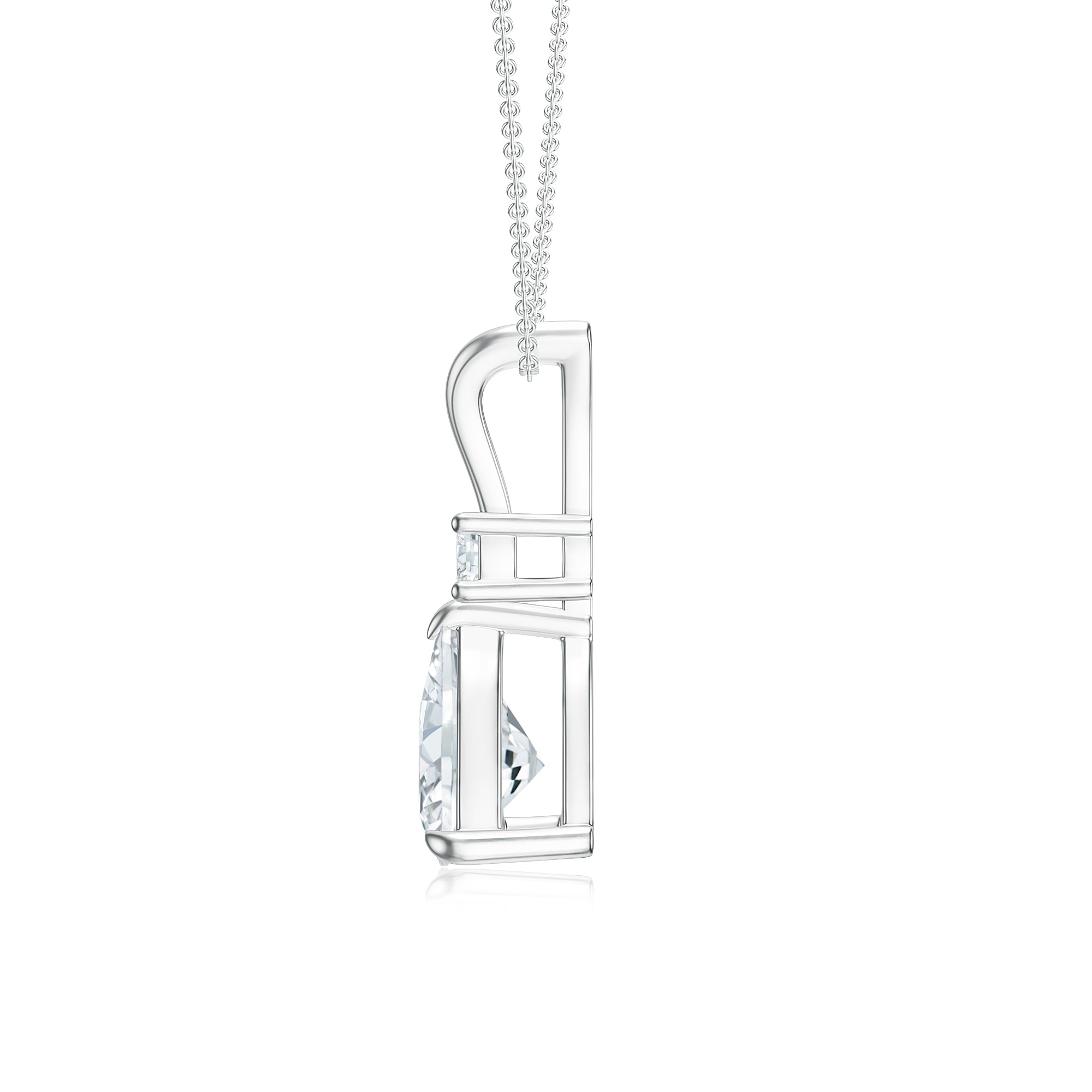 18K White Gold Vermeil