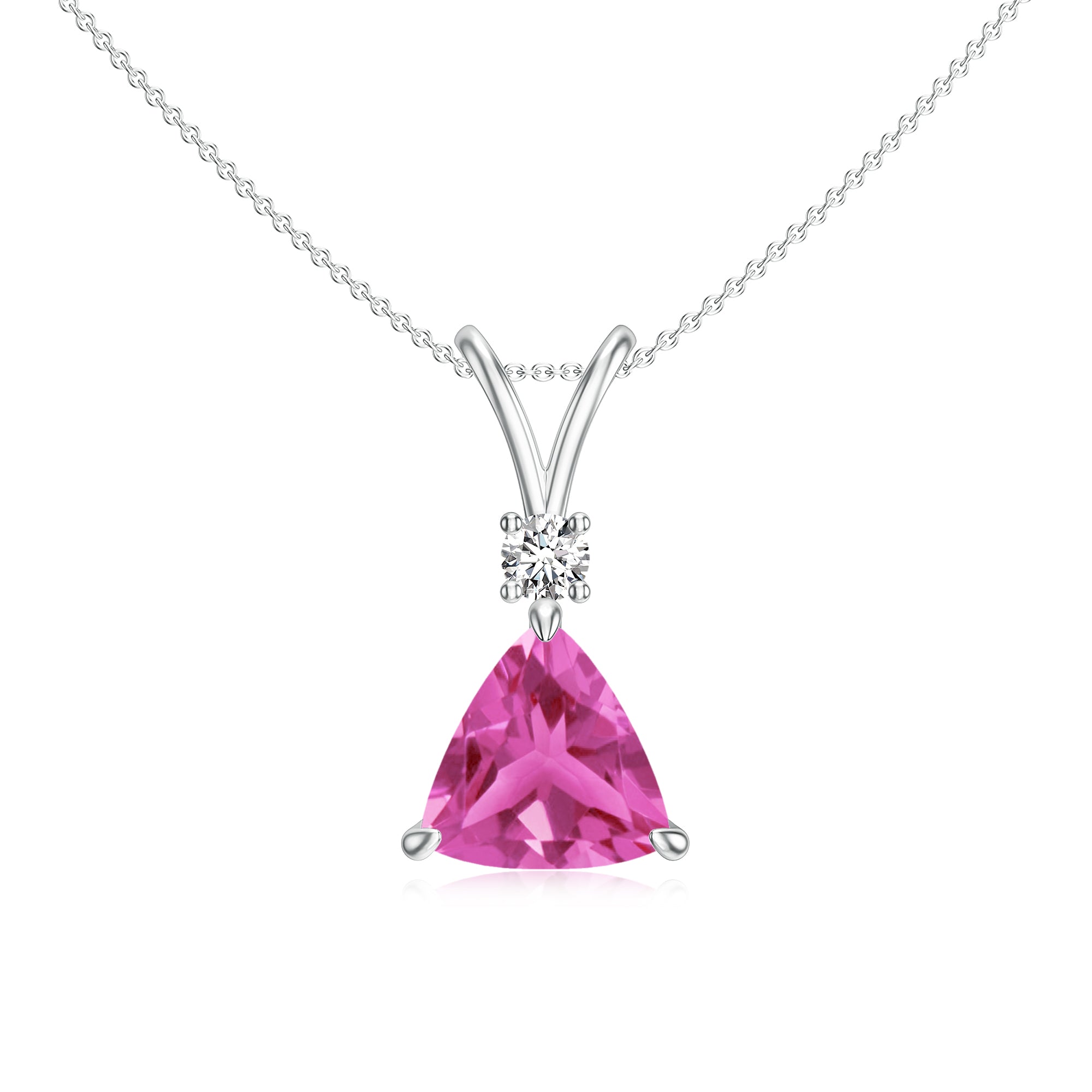 18K White Gold Vermeil