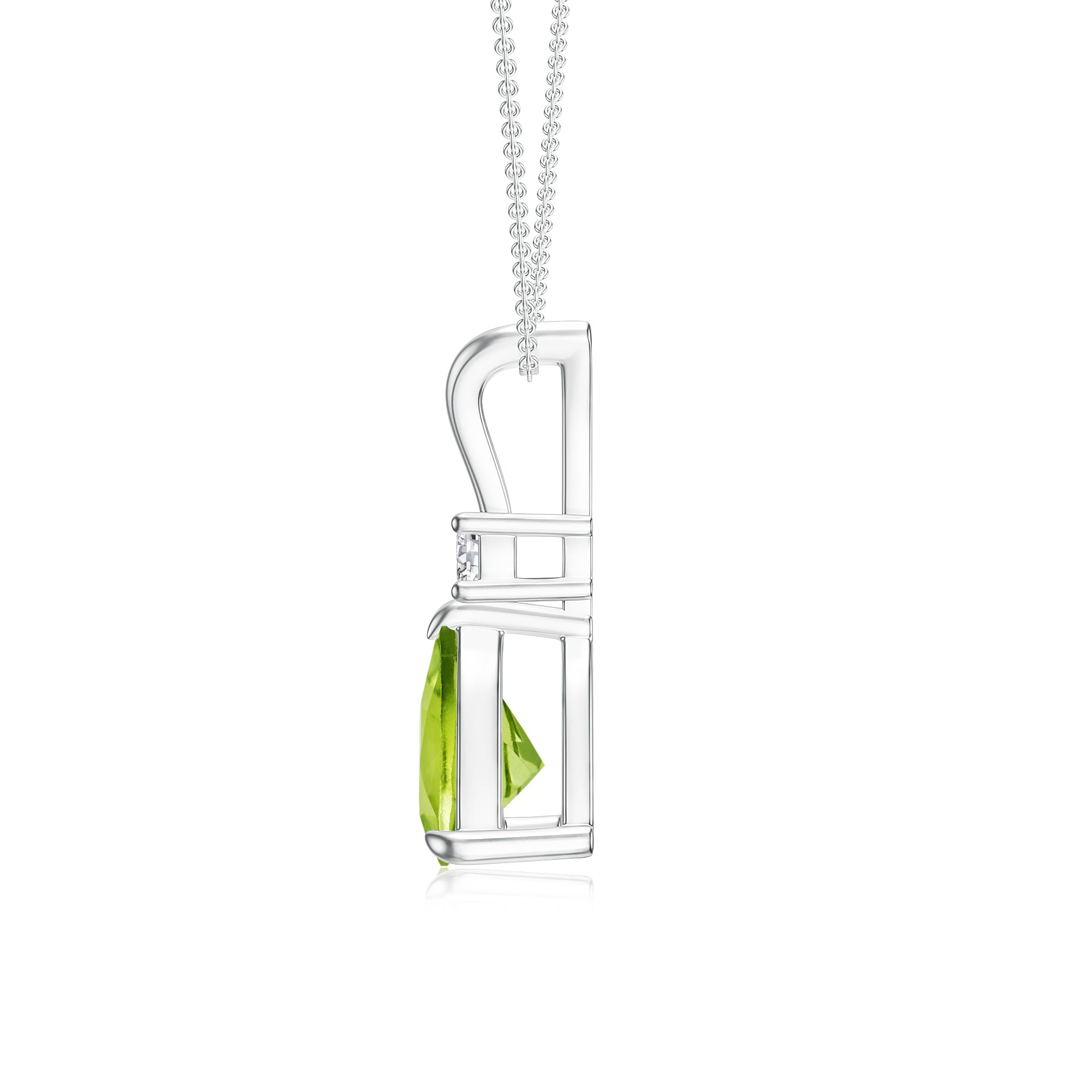 18K White Gold Vermeil