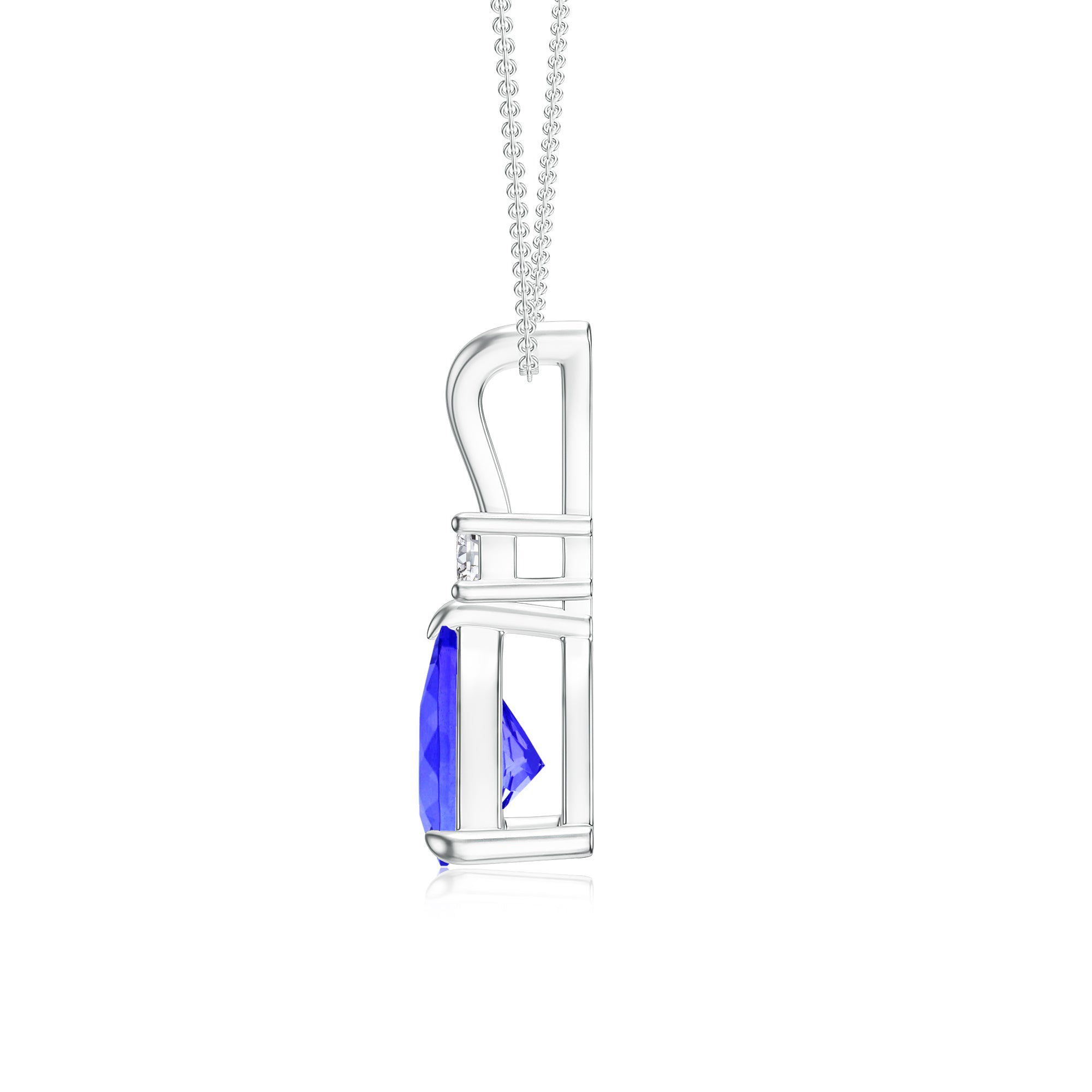 18K White Gold Vermeil
