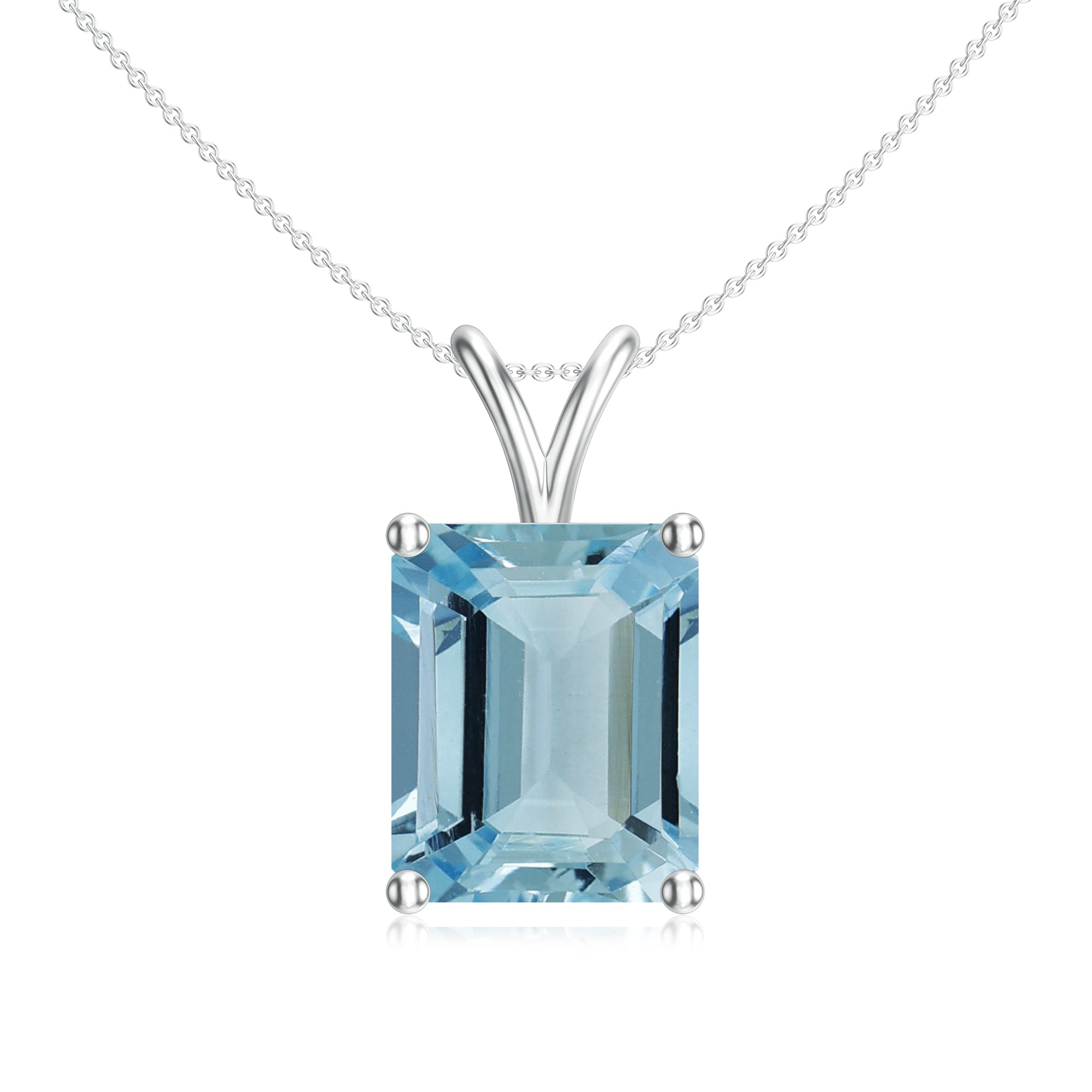 18K White Gold Vermeil