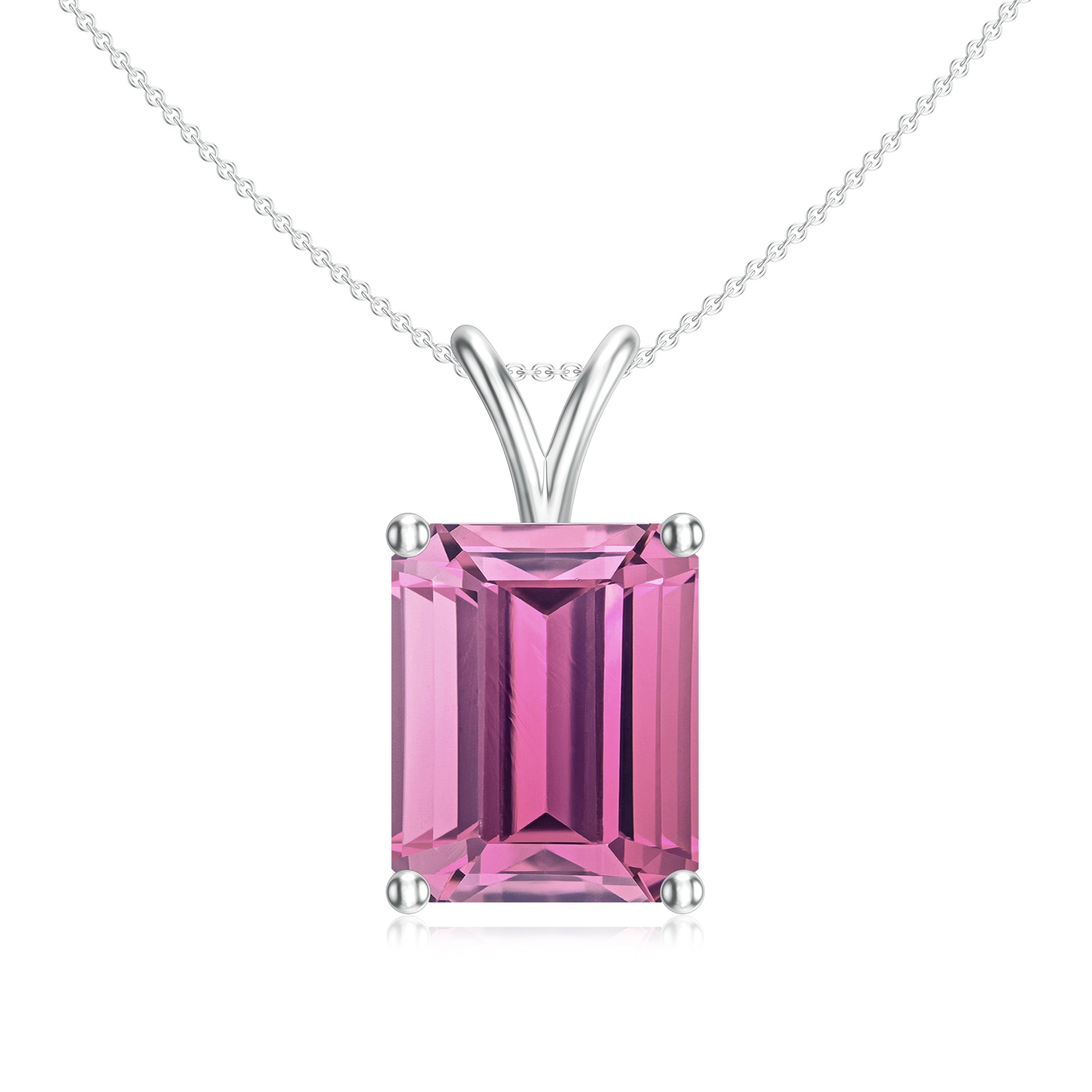 18K White Gold Vermeil