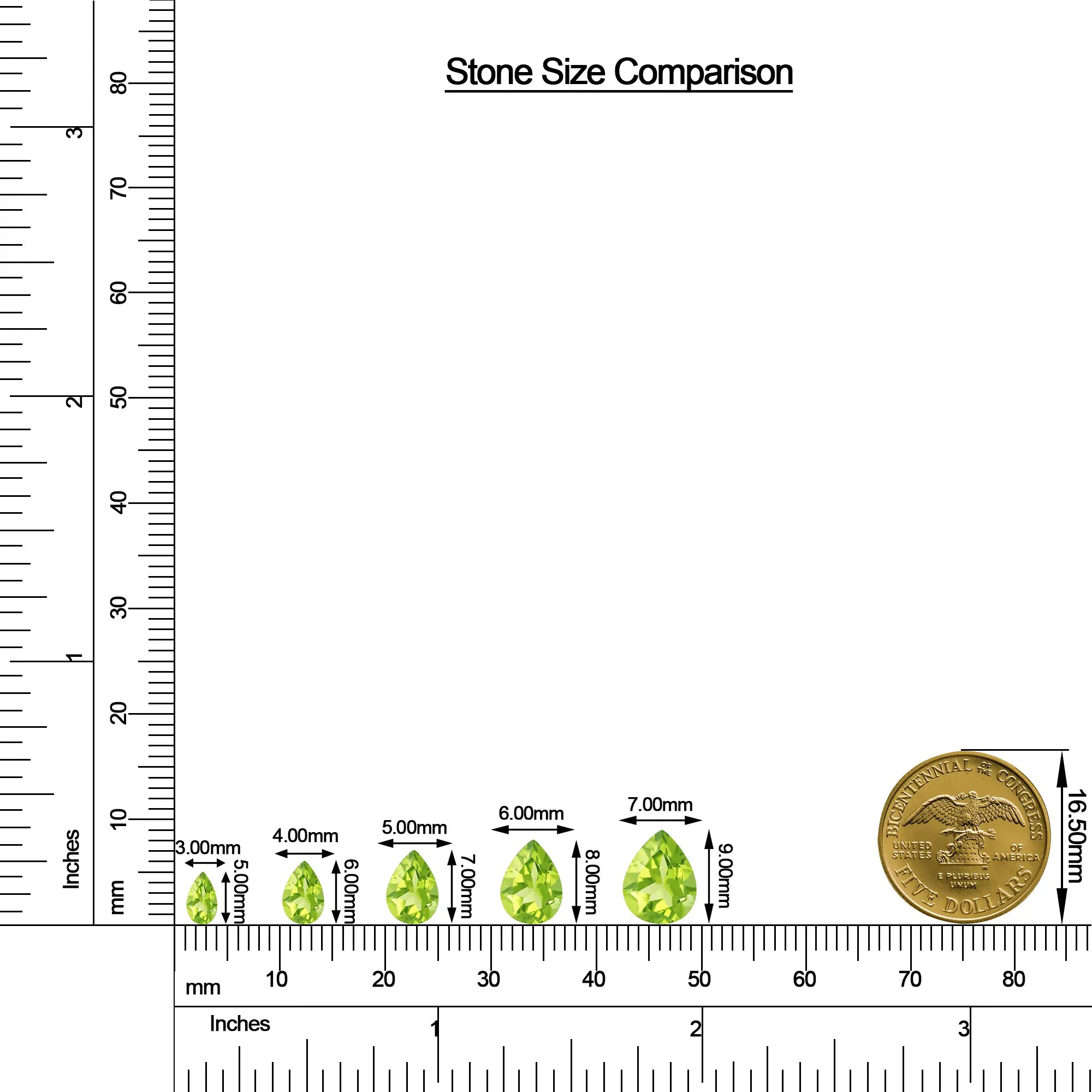 18K White Gold Vermeil