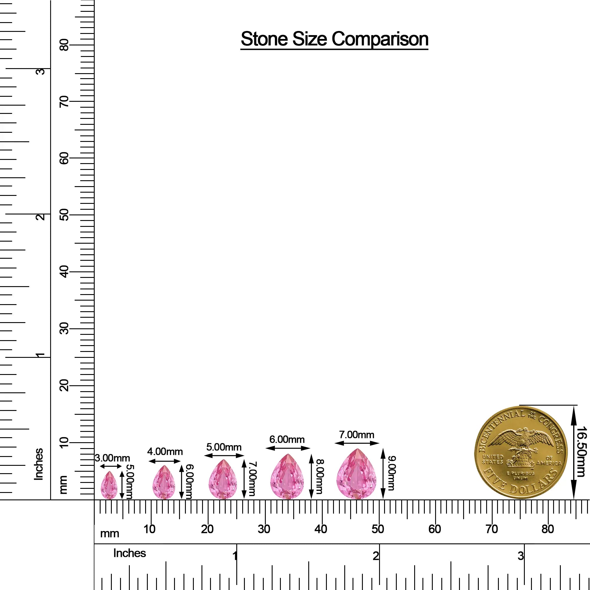 18K White Gold Vermeil