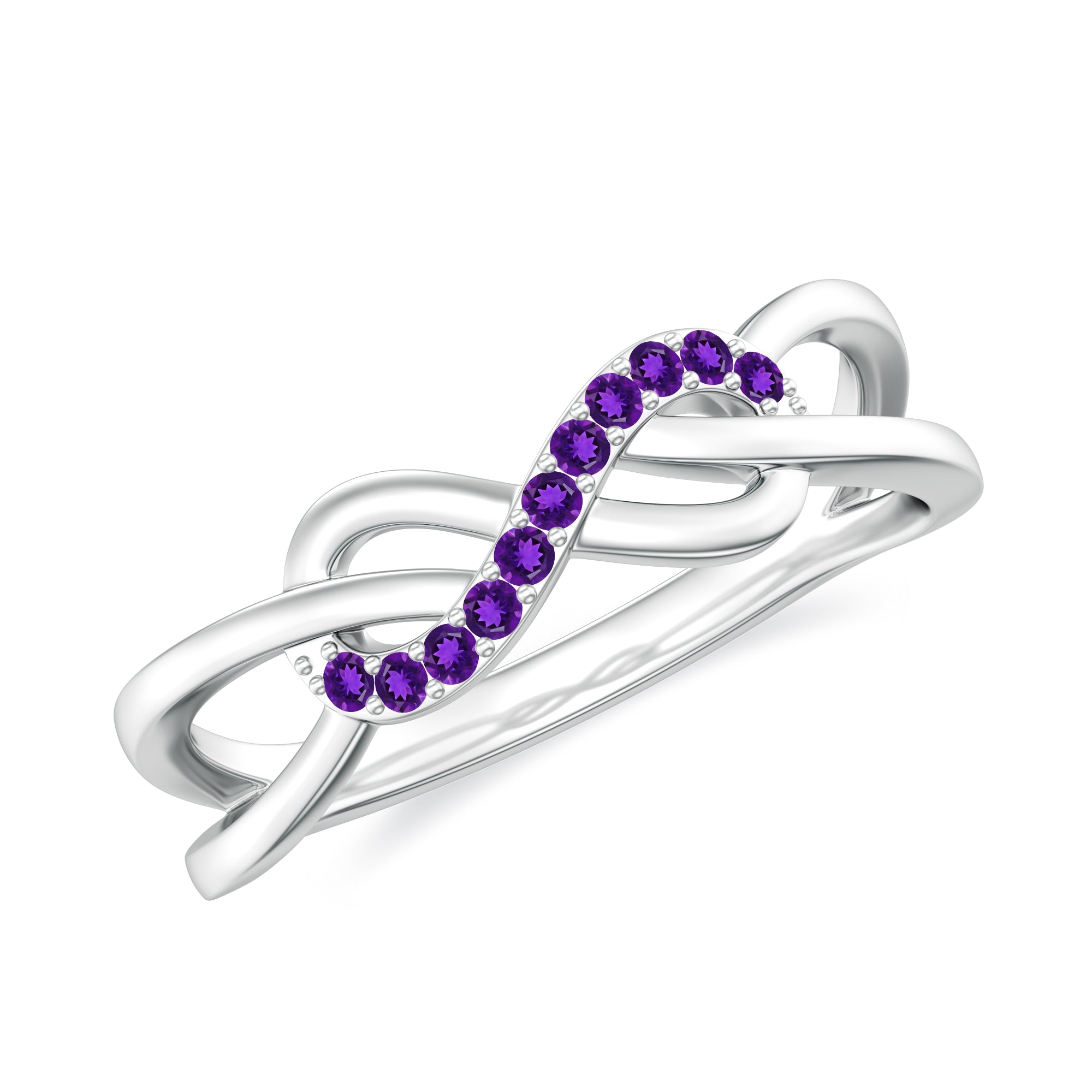 18K White Gold Vermeil