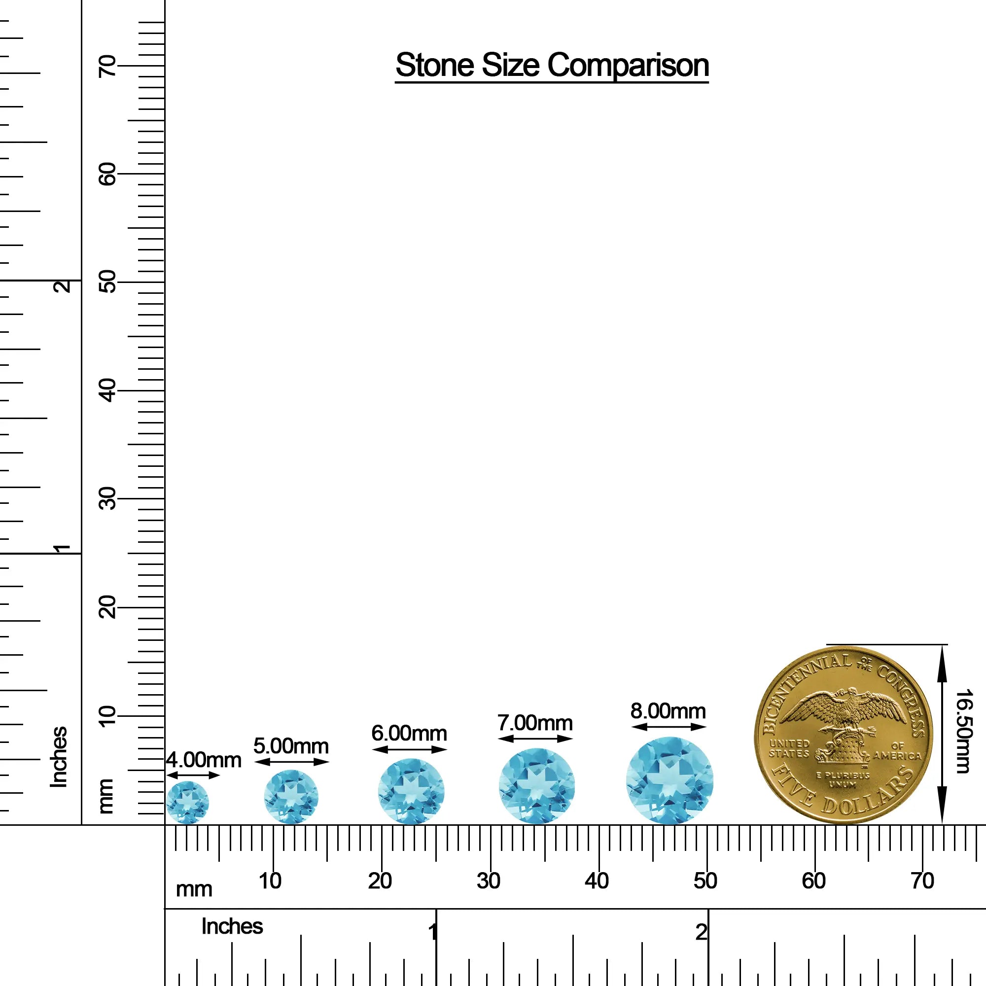 18K White Gold Vermeil