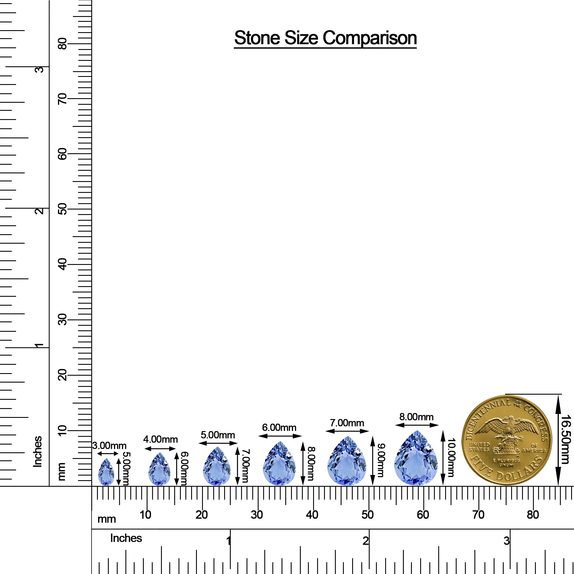 18K White Gold Vermeil