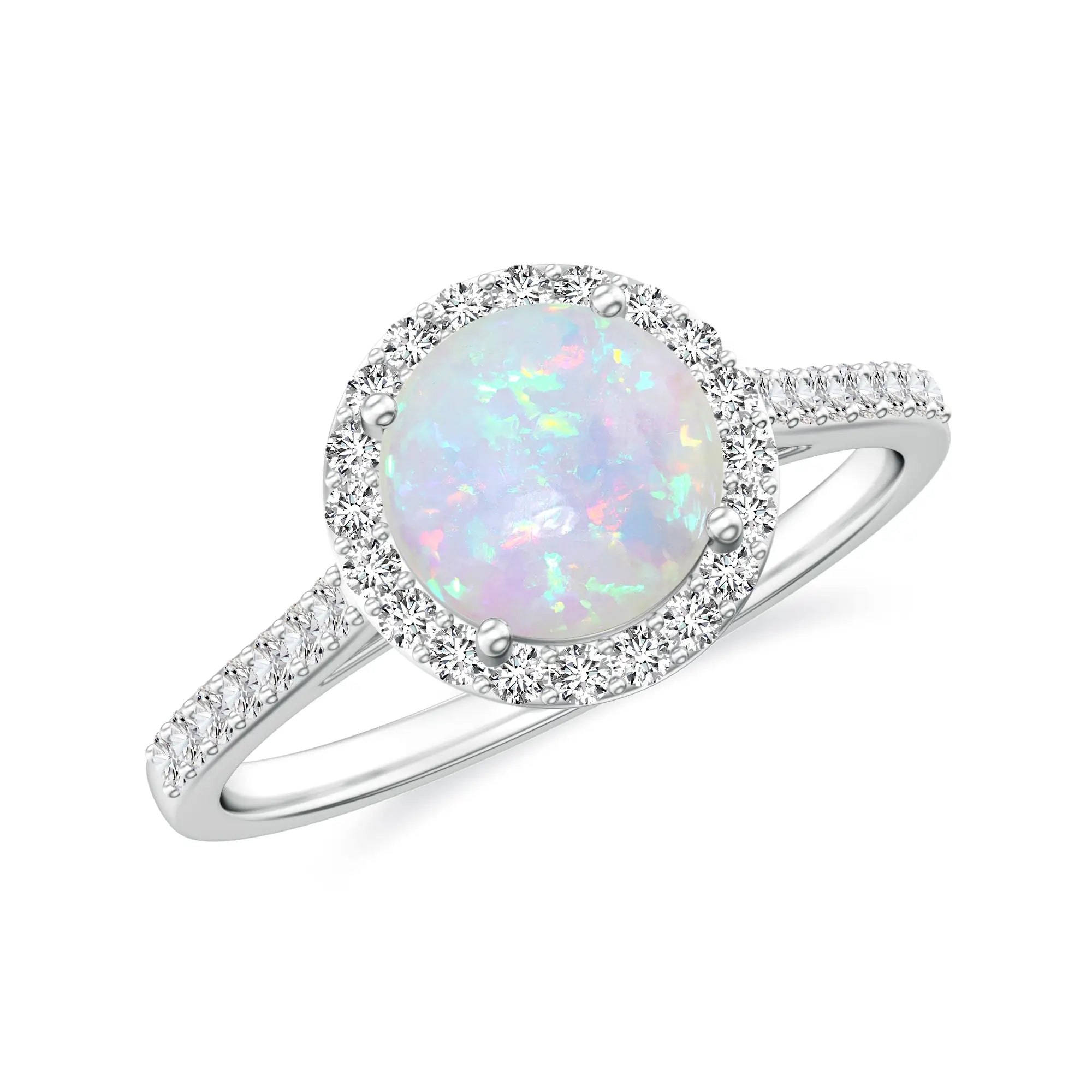 18K White Gold Vermeil