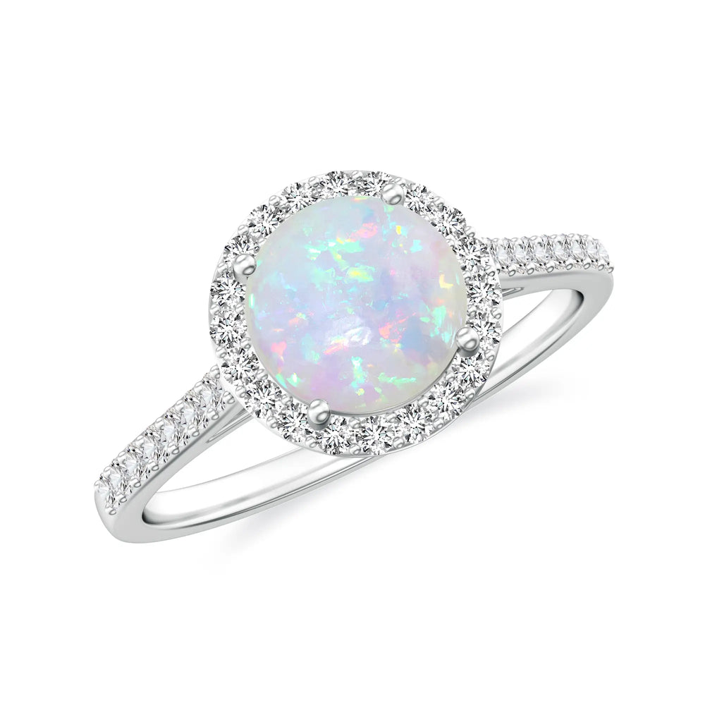 18K White Gold Vermeil