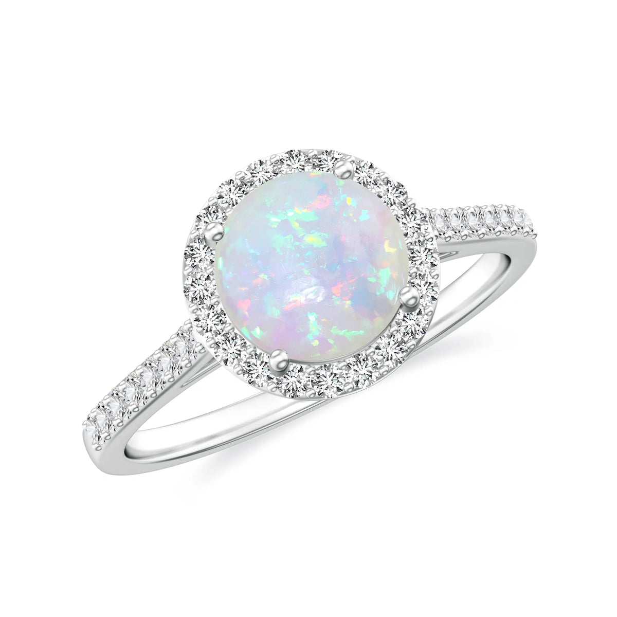 18K White Gold Vermeil