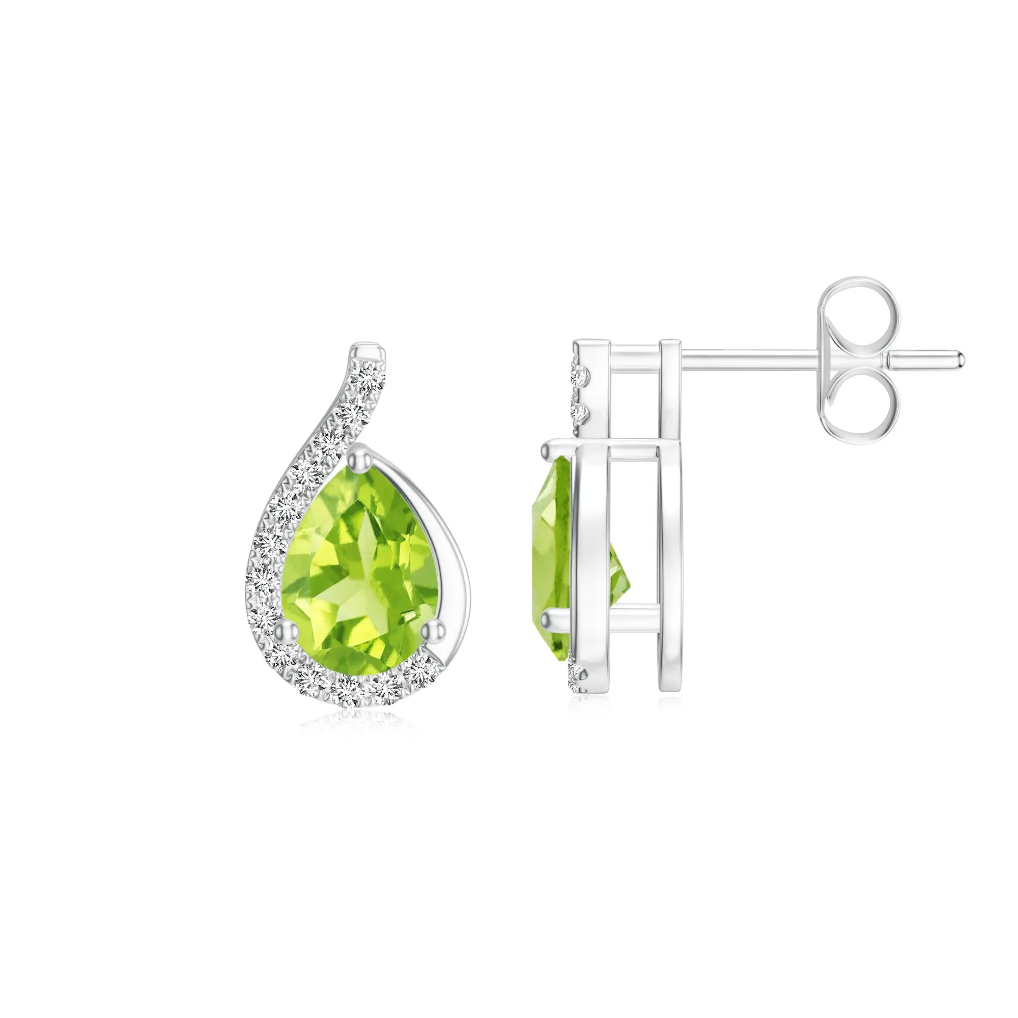 18K White Gold Vermeil