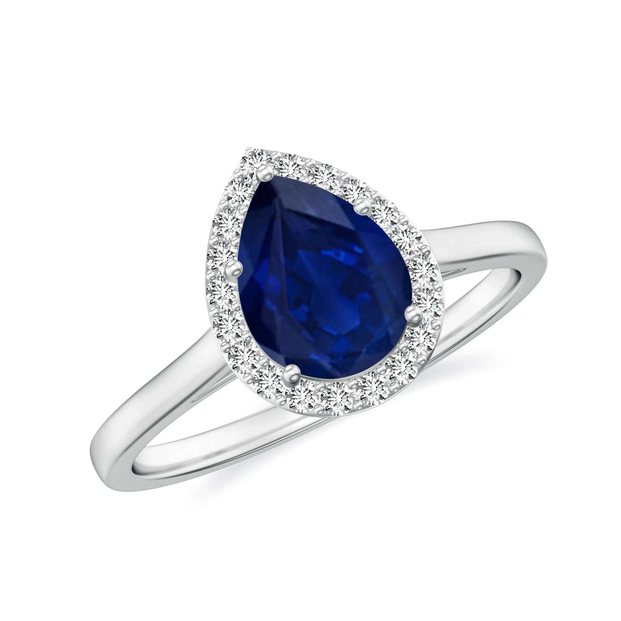 18K White Gold Vermeil
