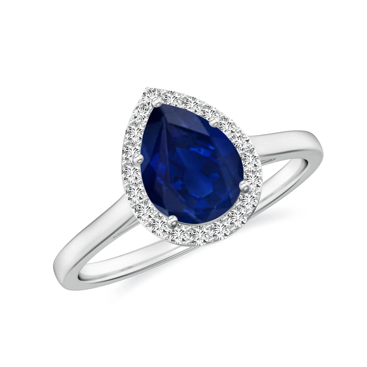 18K White Gold Vermeil