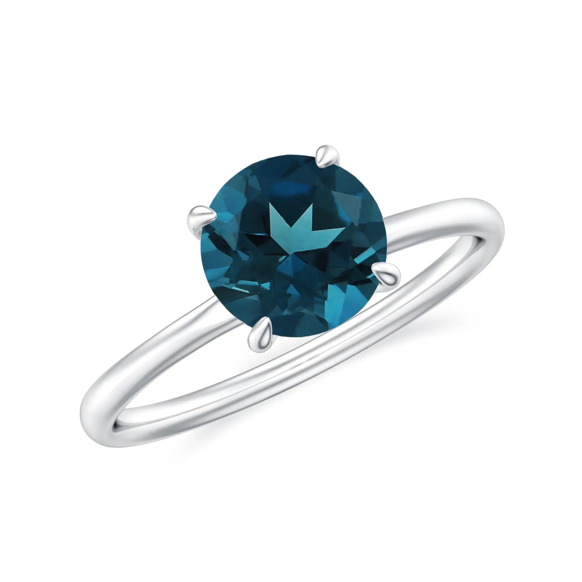18K White Gold Vermeil