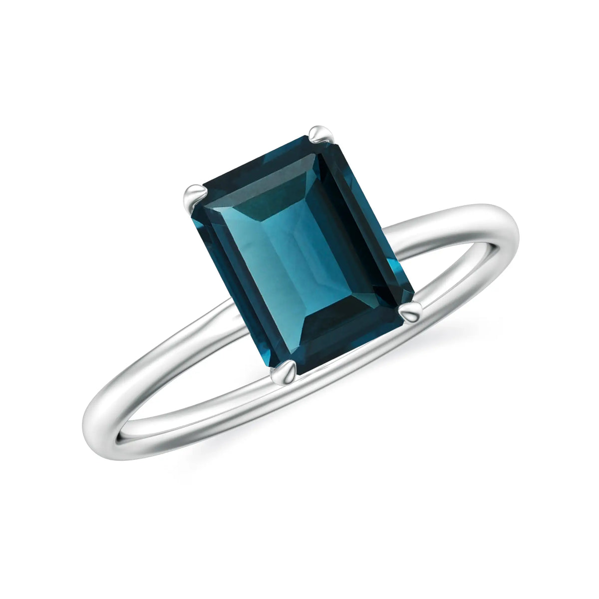 18K White Gold Vermeil