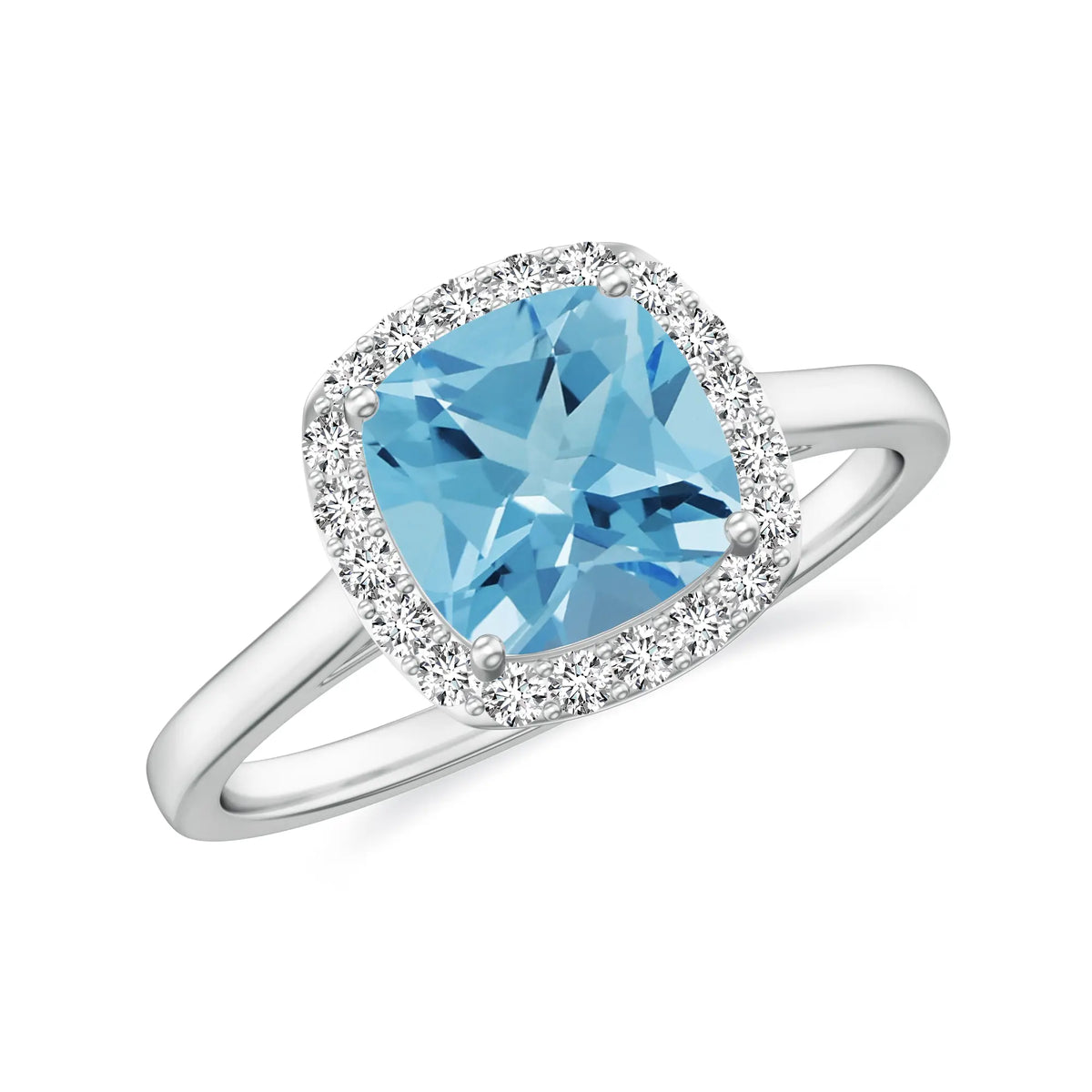18K White Gold Vermeil