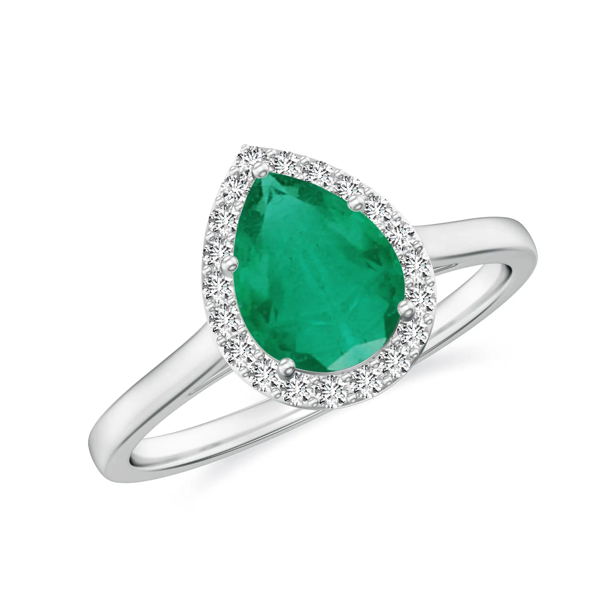 18K White Gold Vermeil
