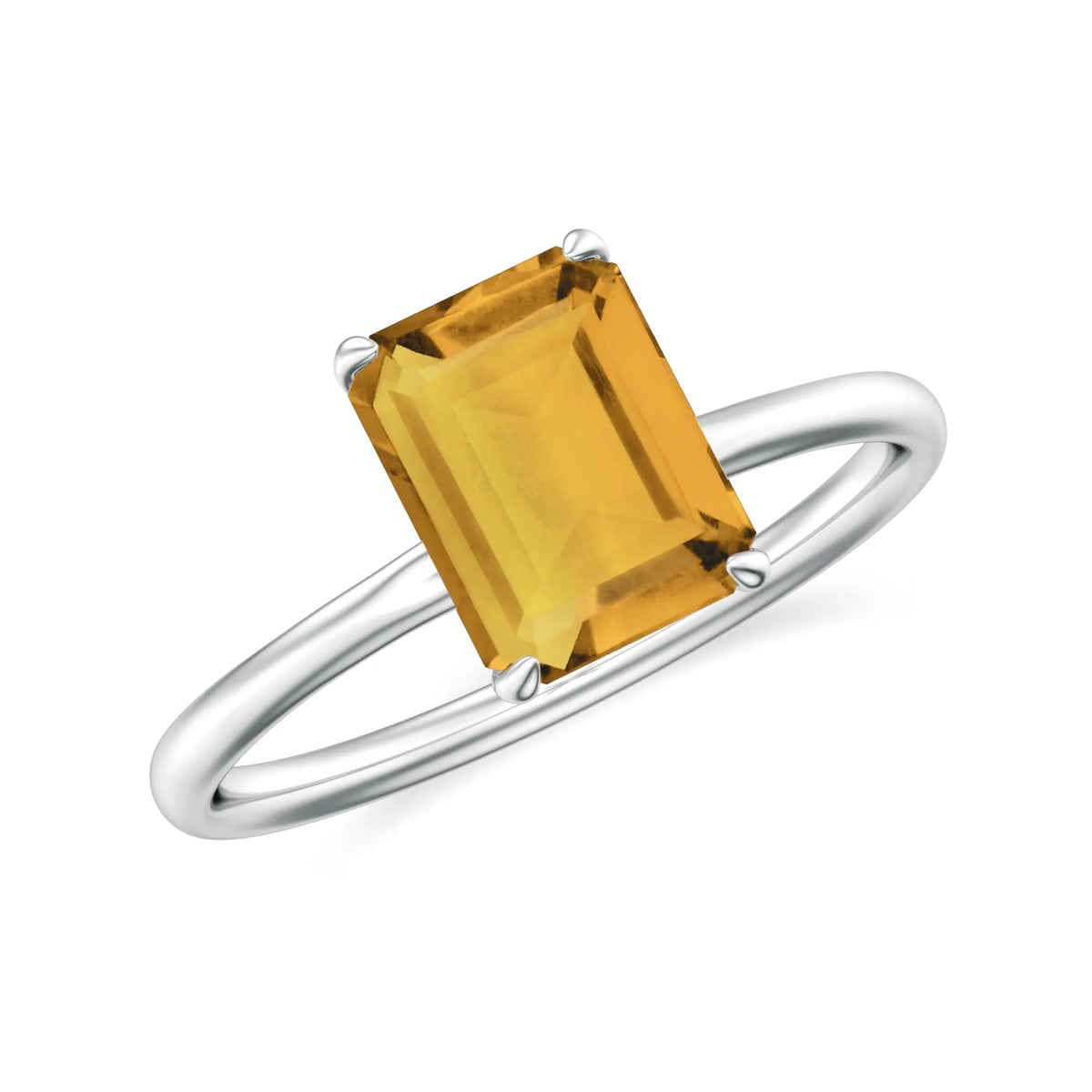 18K White Gold Vermeil