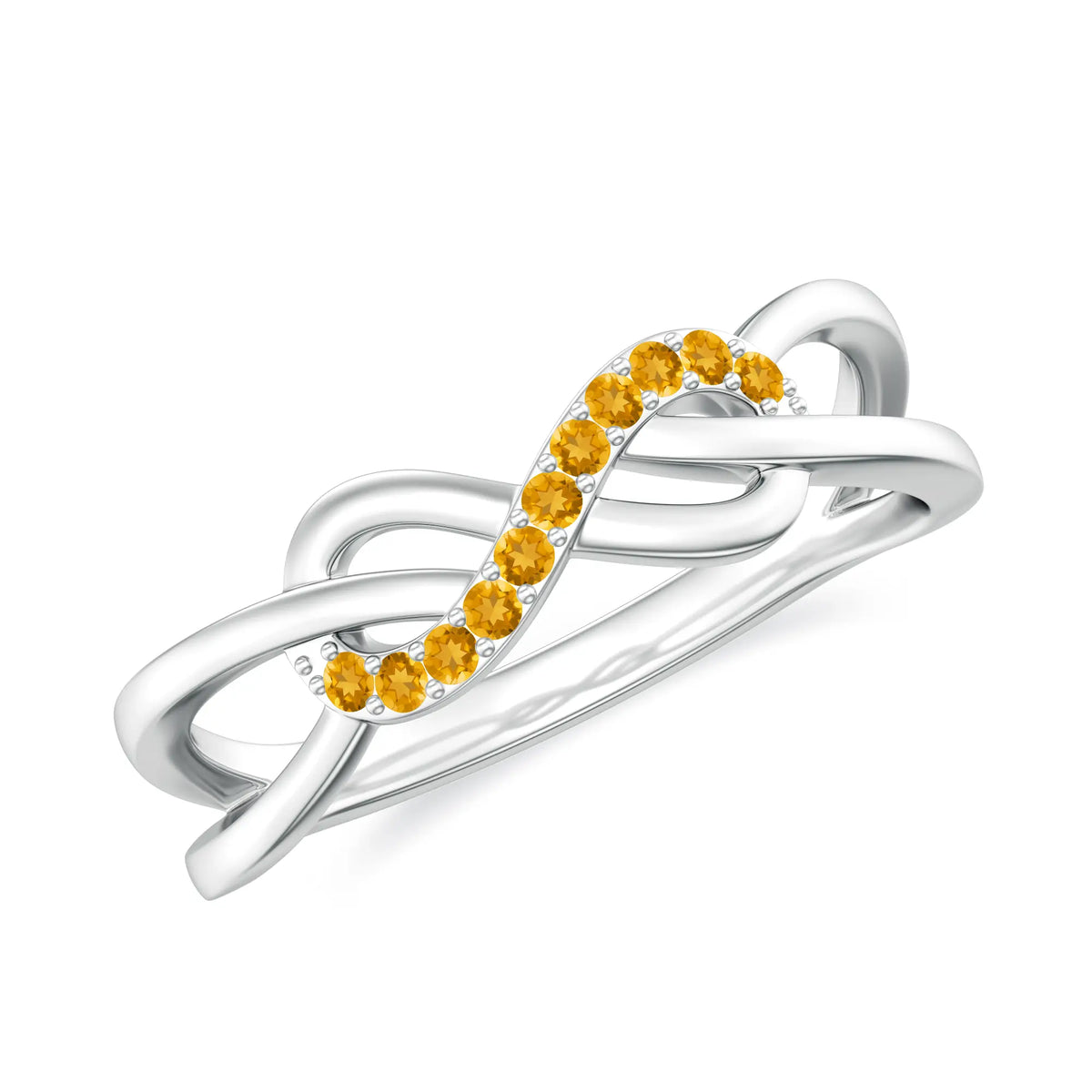18K White Gold Vermeil