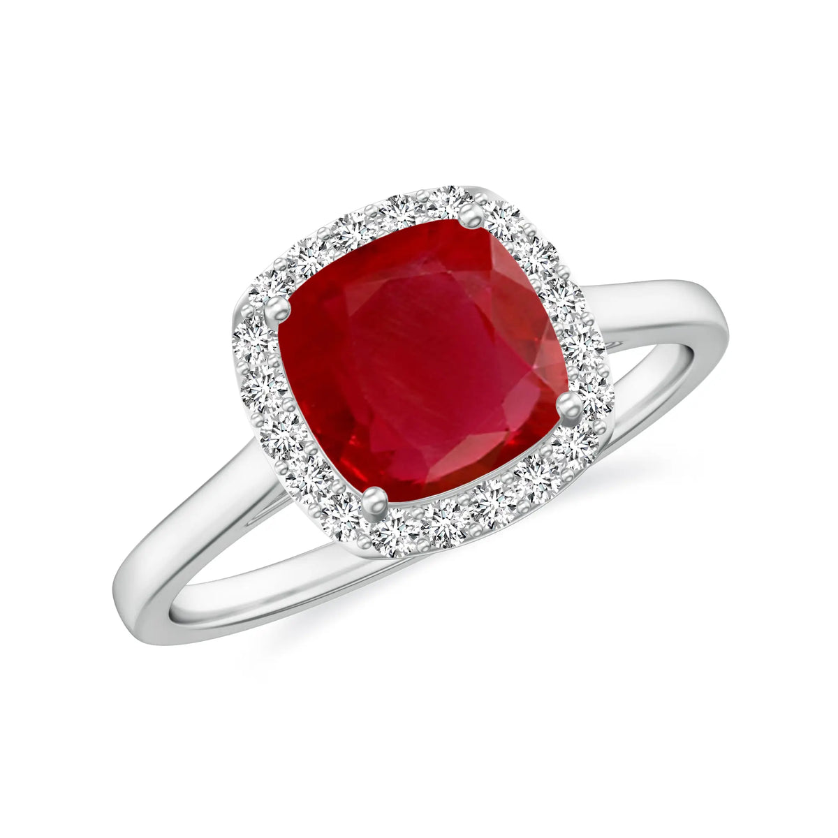 18K White Gold Vermeil