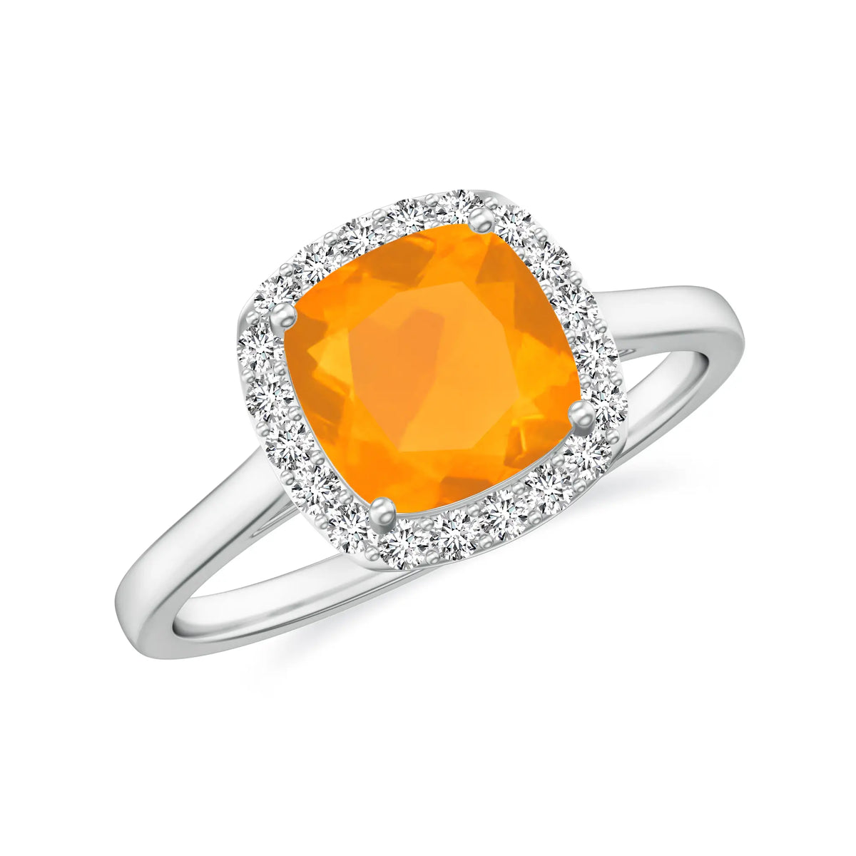 18K White Gold Vermeil