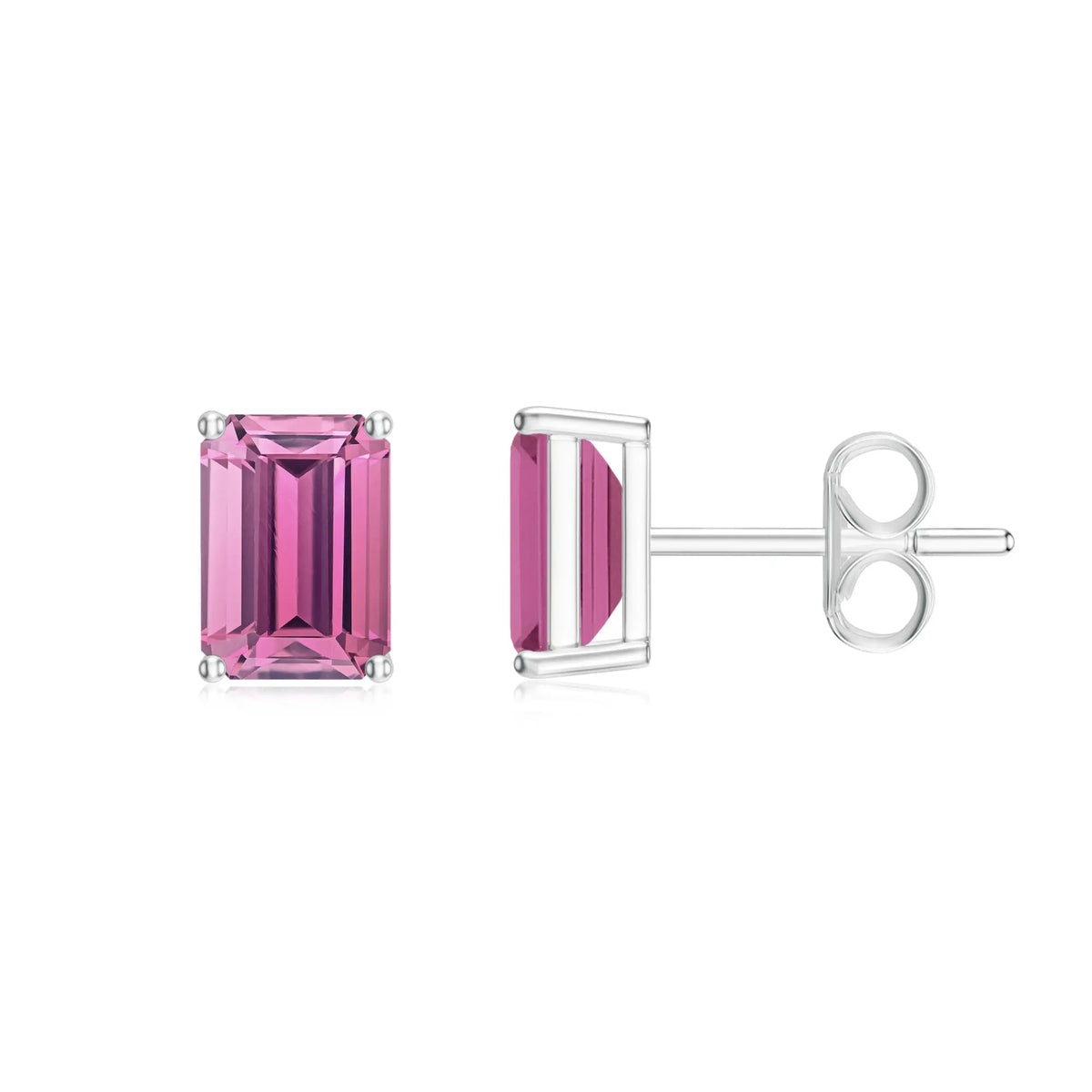 18K White Gold Vermeil