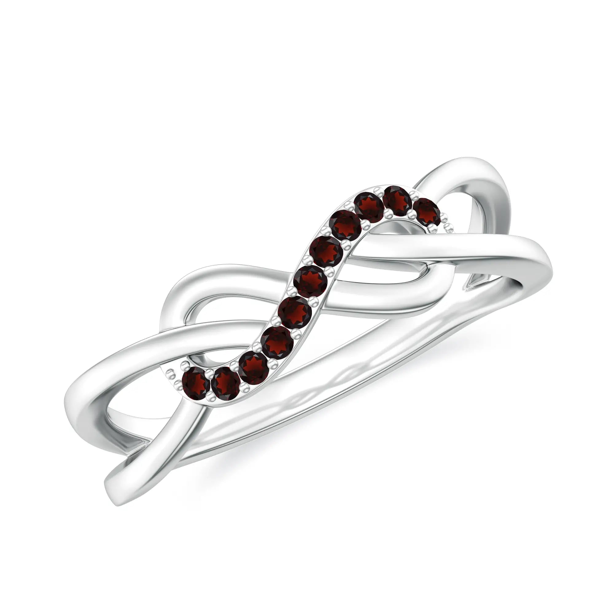 18K White Gold Vermeil