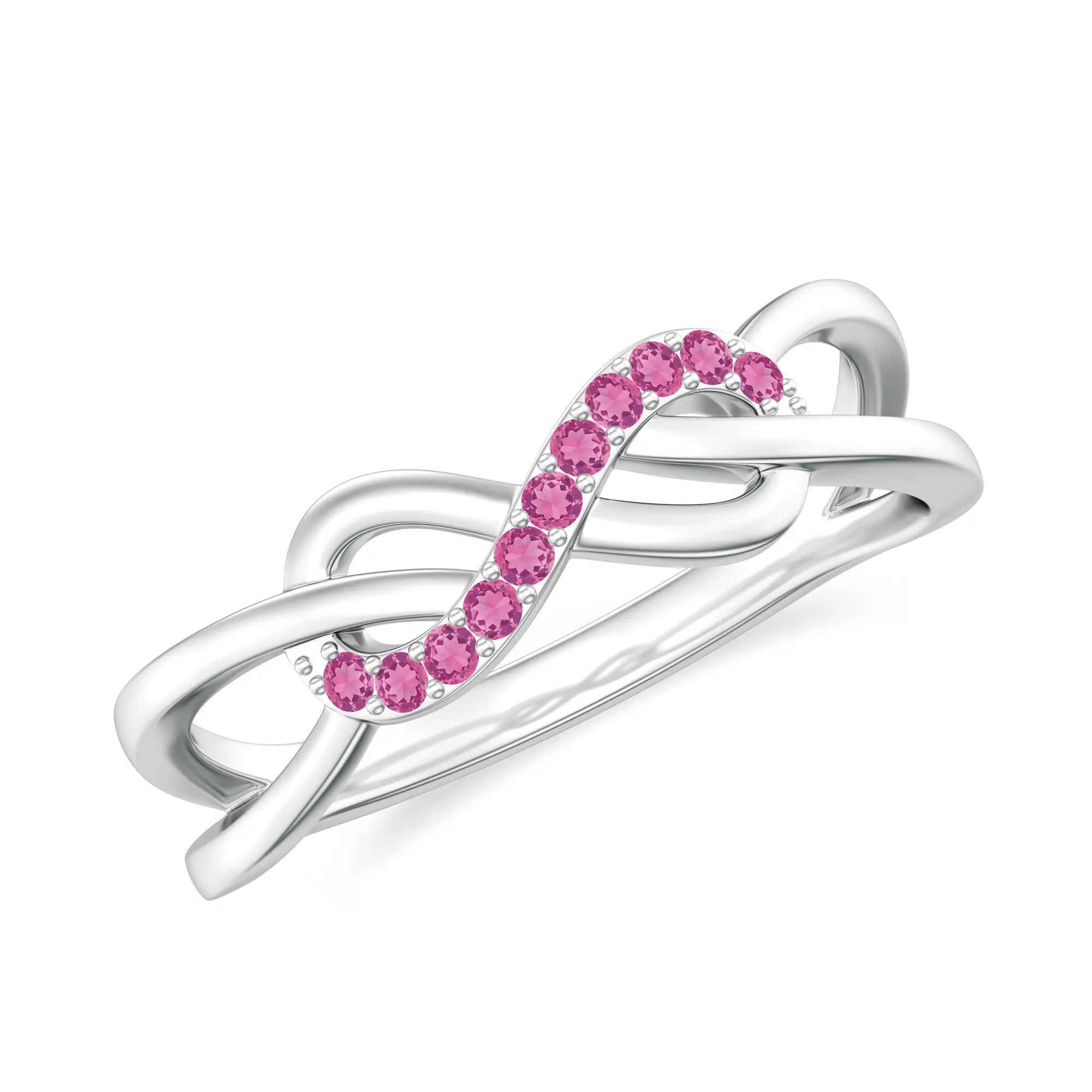 18K White Gold Vermeil