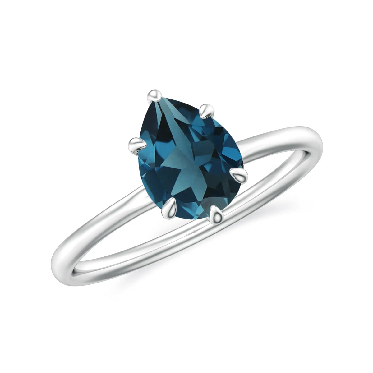 18K White Gold Vermeil