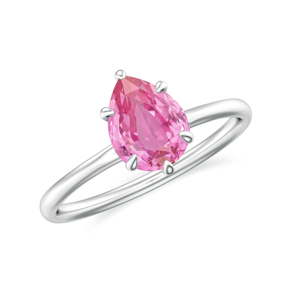 18K White Gold Vermeil