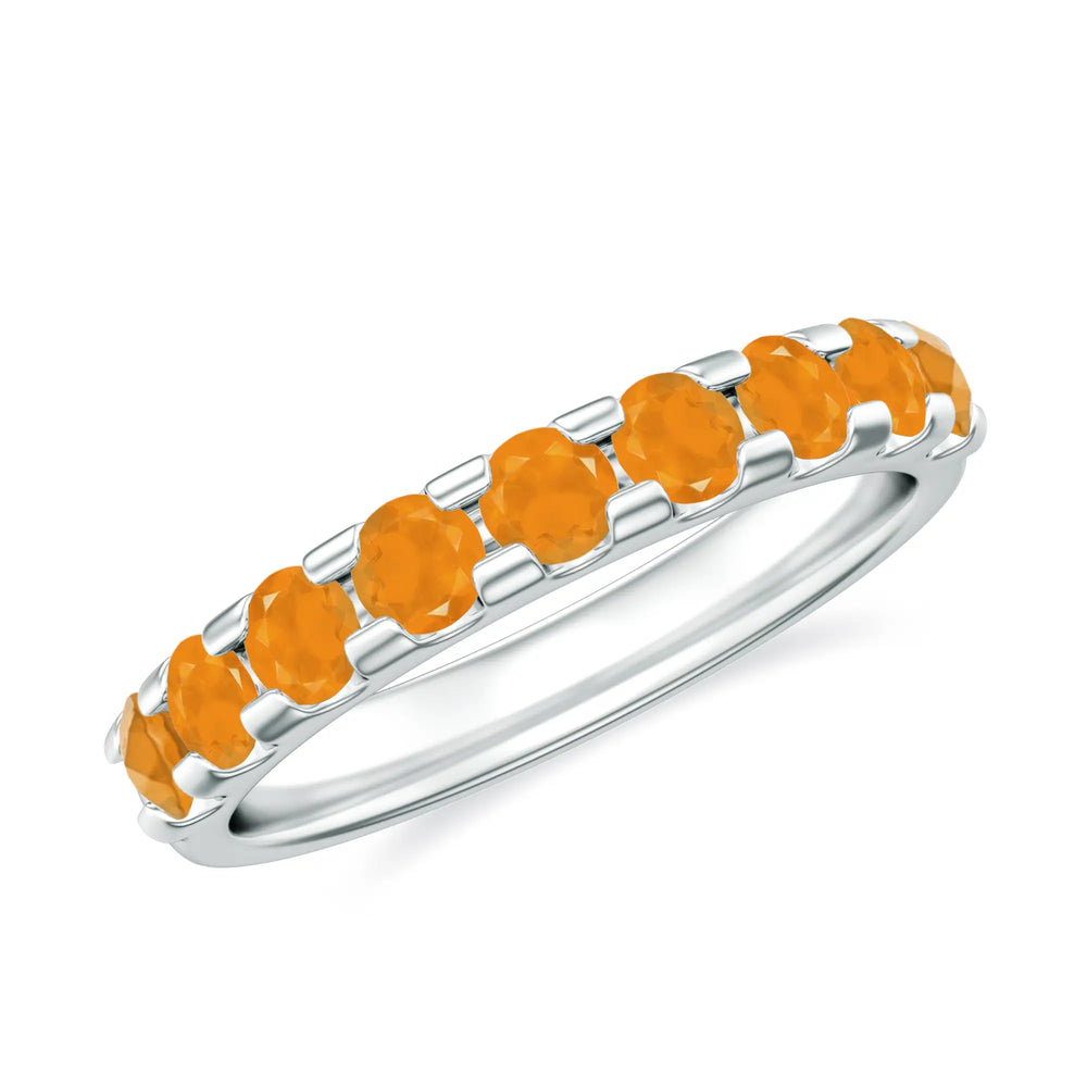 18K White Gold Vermeil