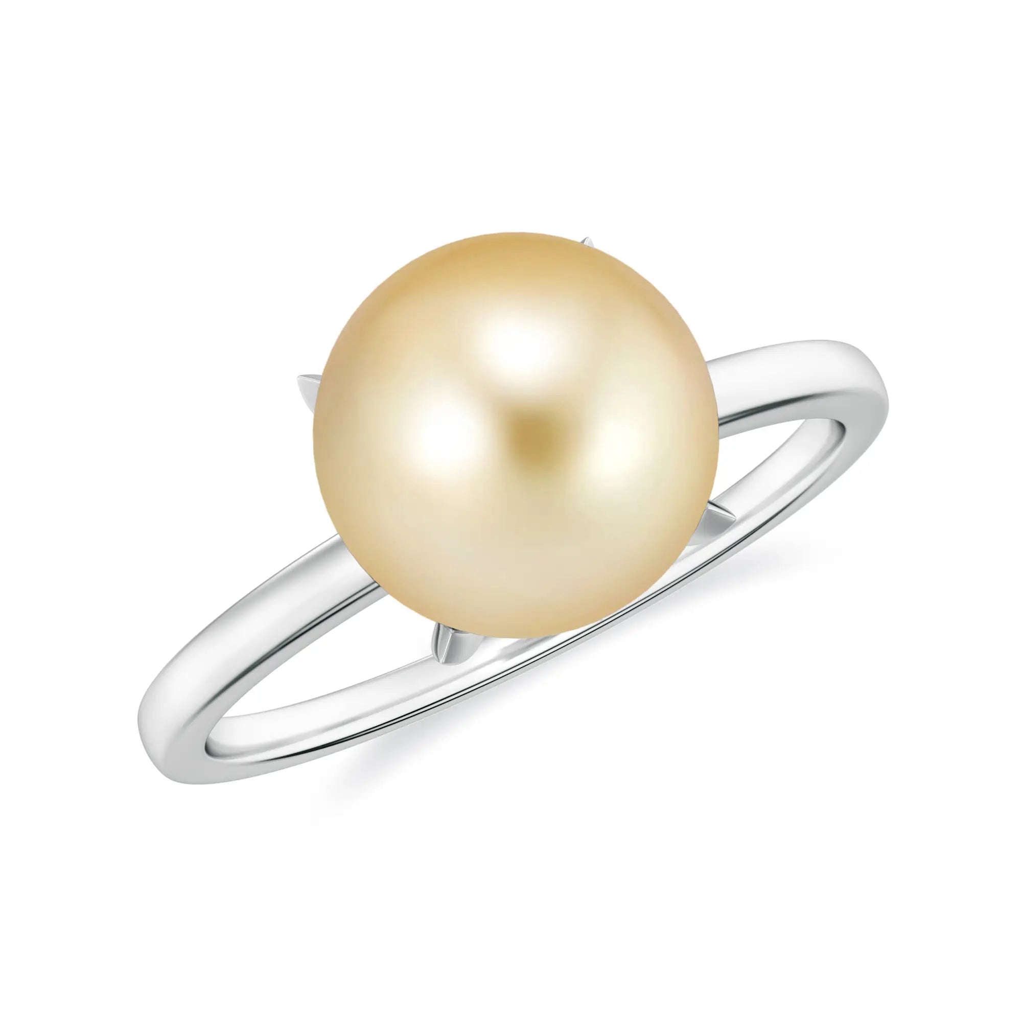 18K White Gold Vermeil