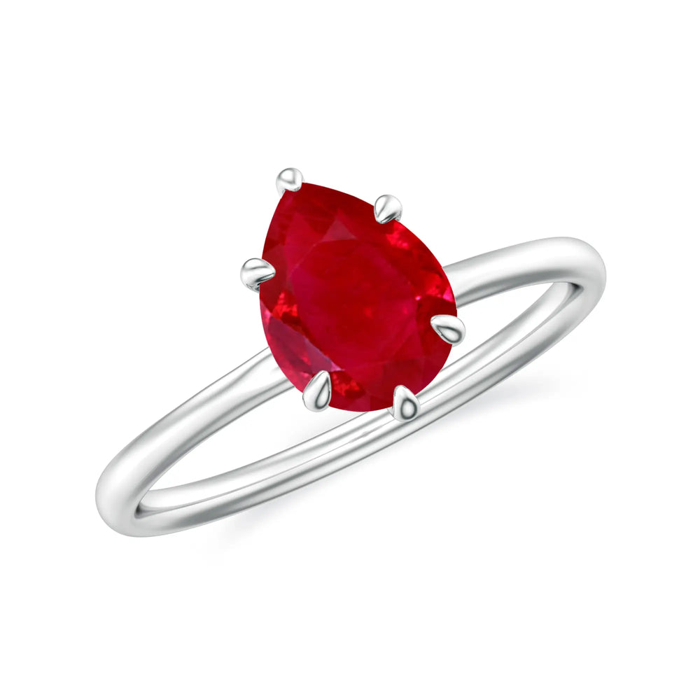18K White Gold Vermeil