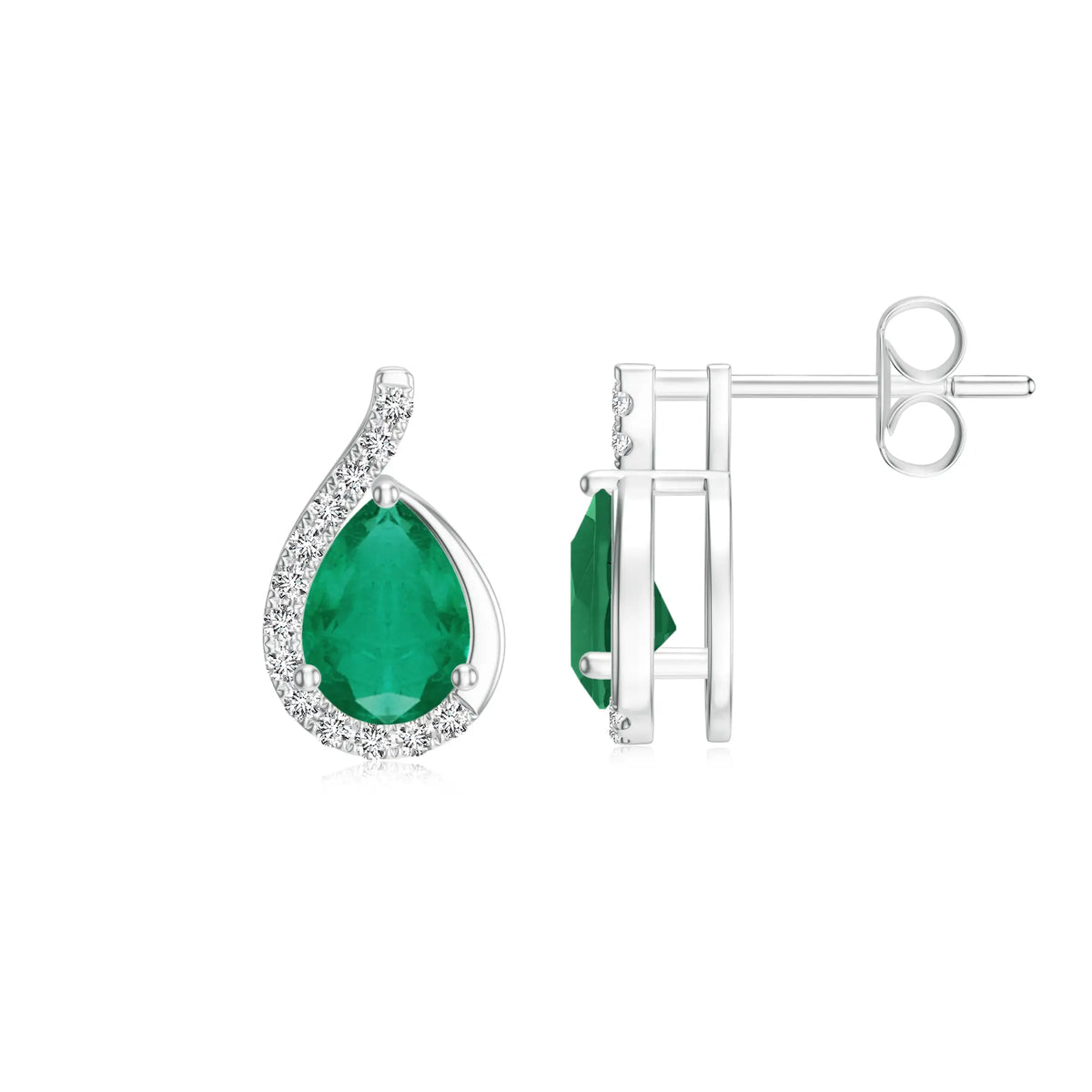 18K White Gold Vermeil