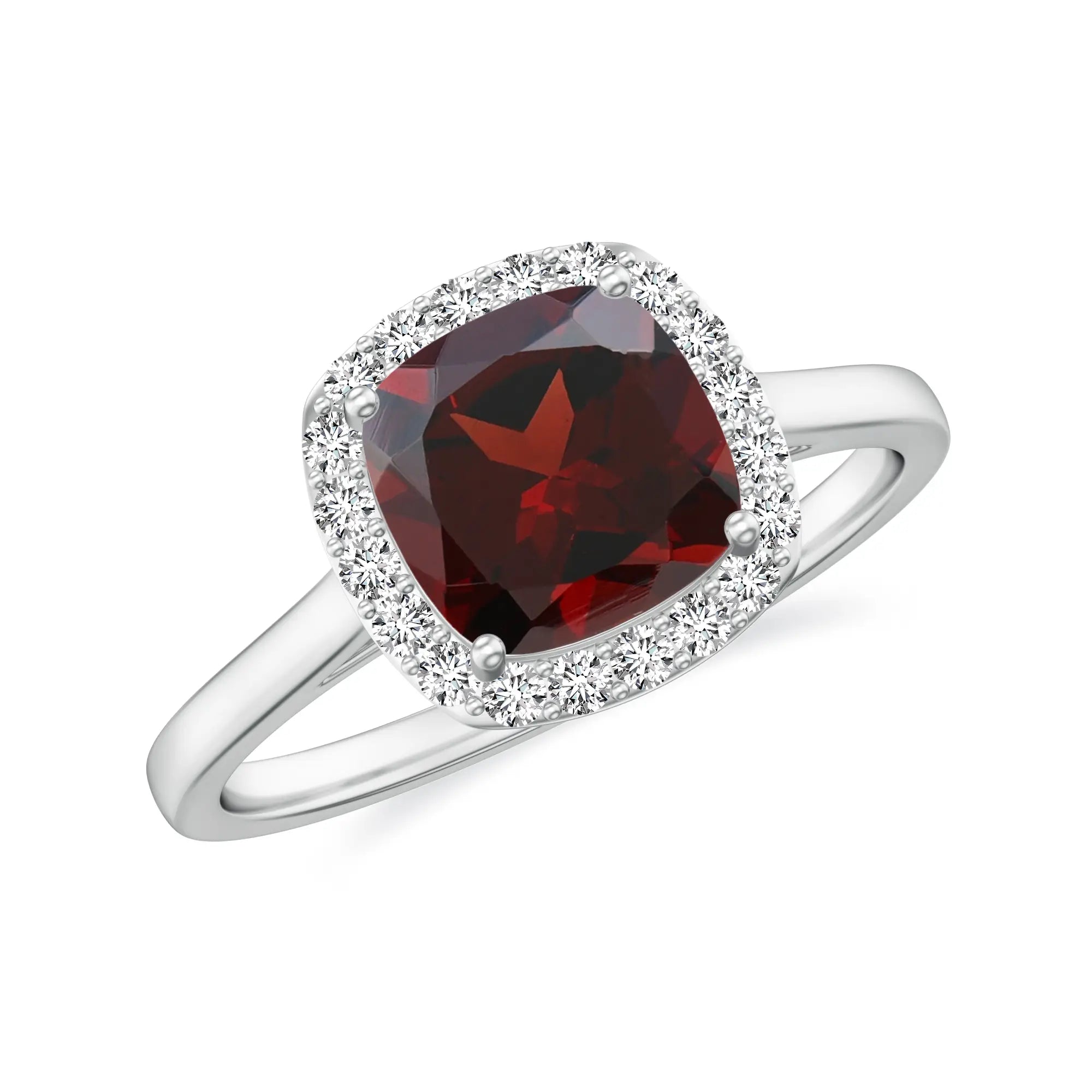 18K White Gold Vermeil