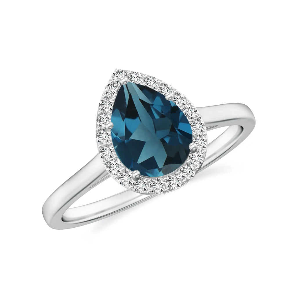 18K White Gold Vermeil