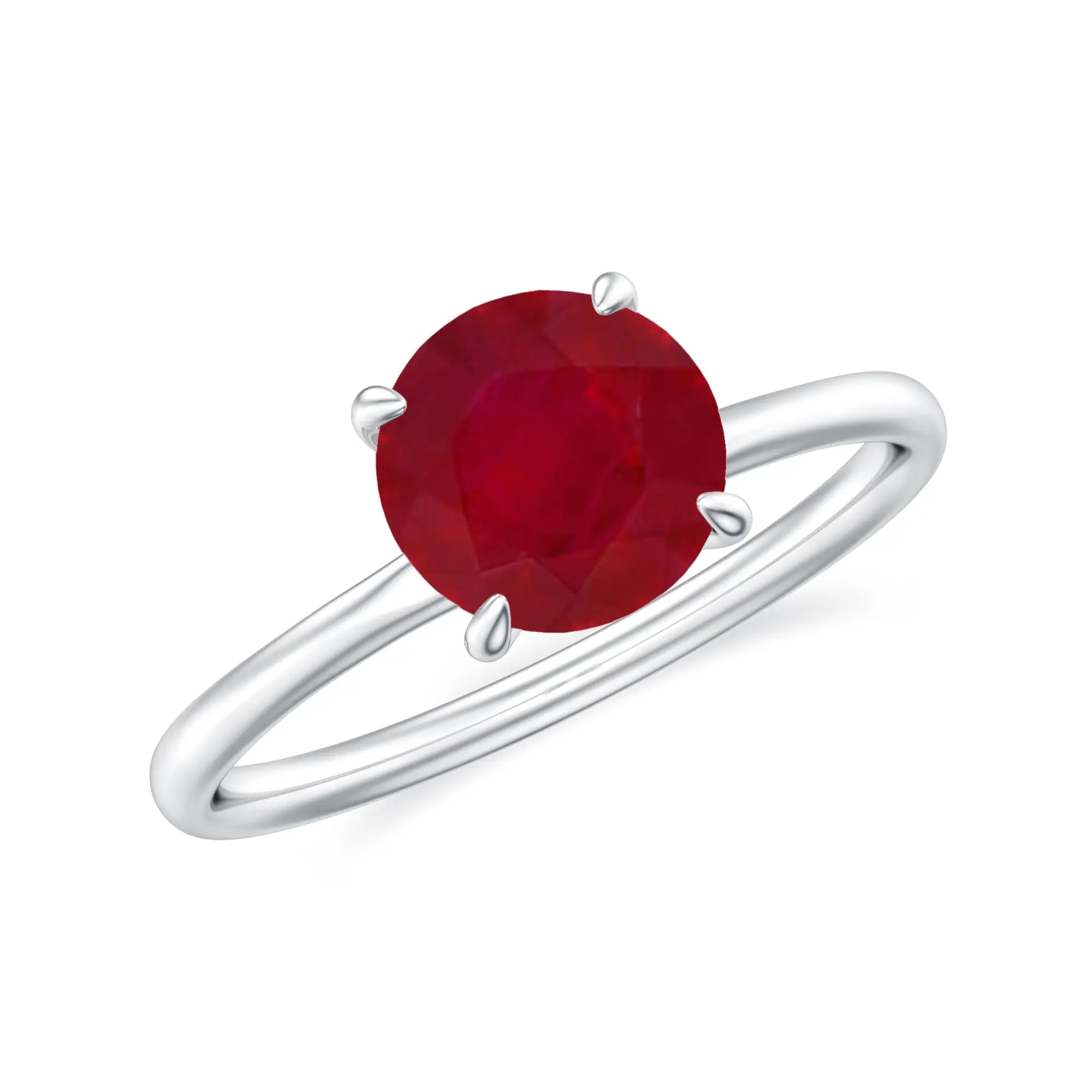 18K White Gold Vermeil