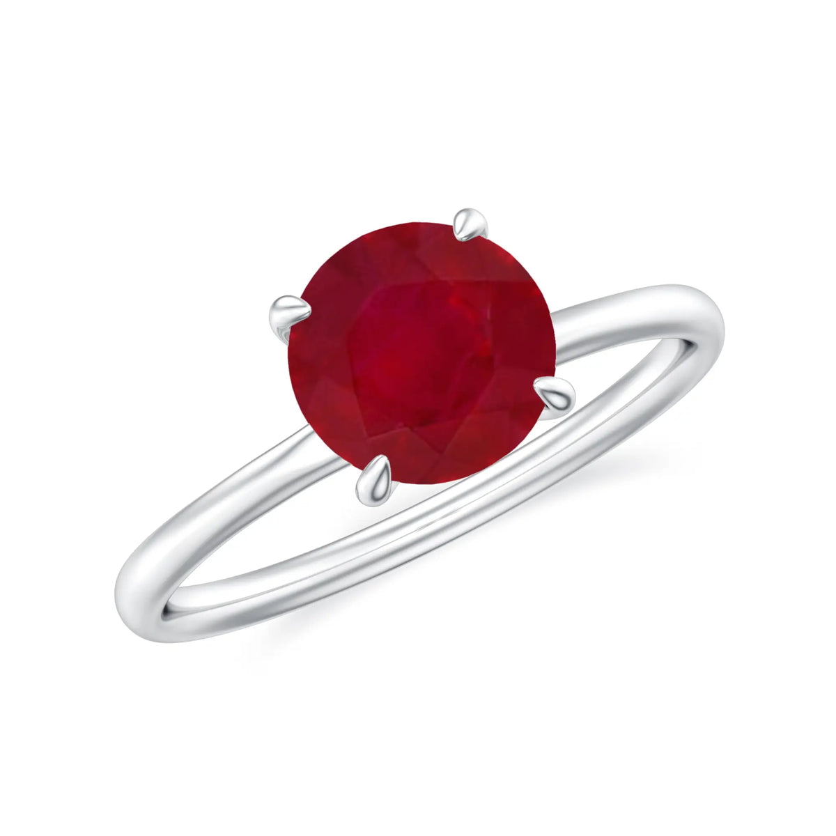 18K White Gold Vermeil