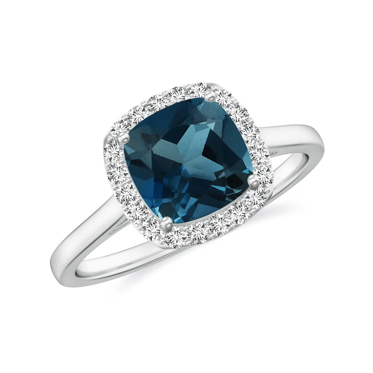18K White Gold Vermeil