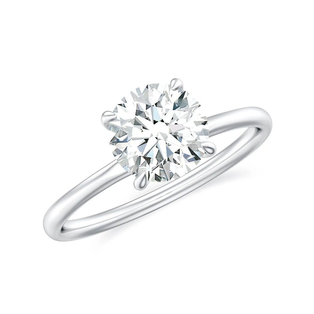 18K White Gold Vermeil