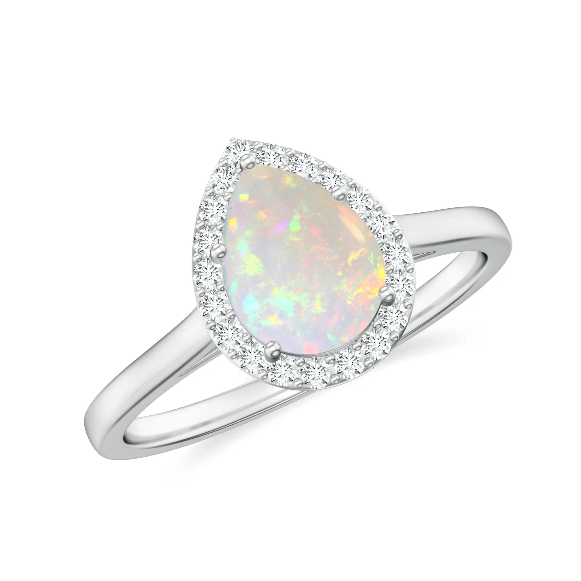 18K White Gold Vermeil